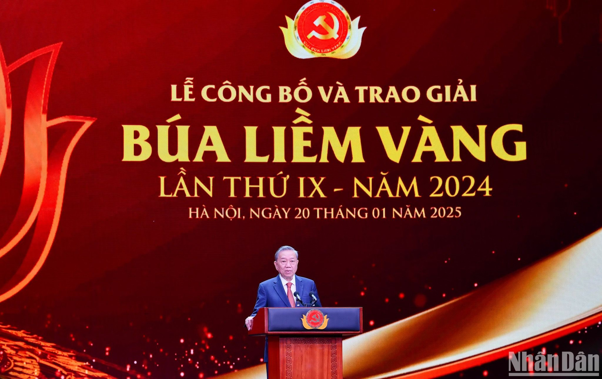 Tổng Bí thư Tô Lâm cho biết, thời gian qua, báo chí đã làm rất tốt công tác tuyên truyền, phổ biến sâu rộng các chủ trương, định hướng lớn của Đảng về “Kỷ nguyên mới”, về cuộc cách mạng tinh gọn bộ máy của hệ thống chính trị. (Ảnh: THÀNH ĐẠT)