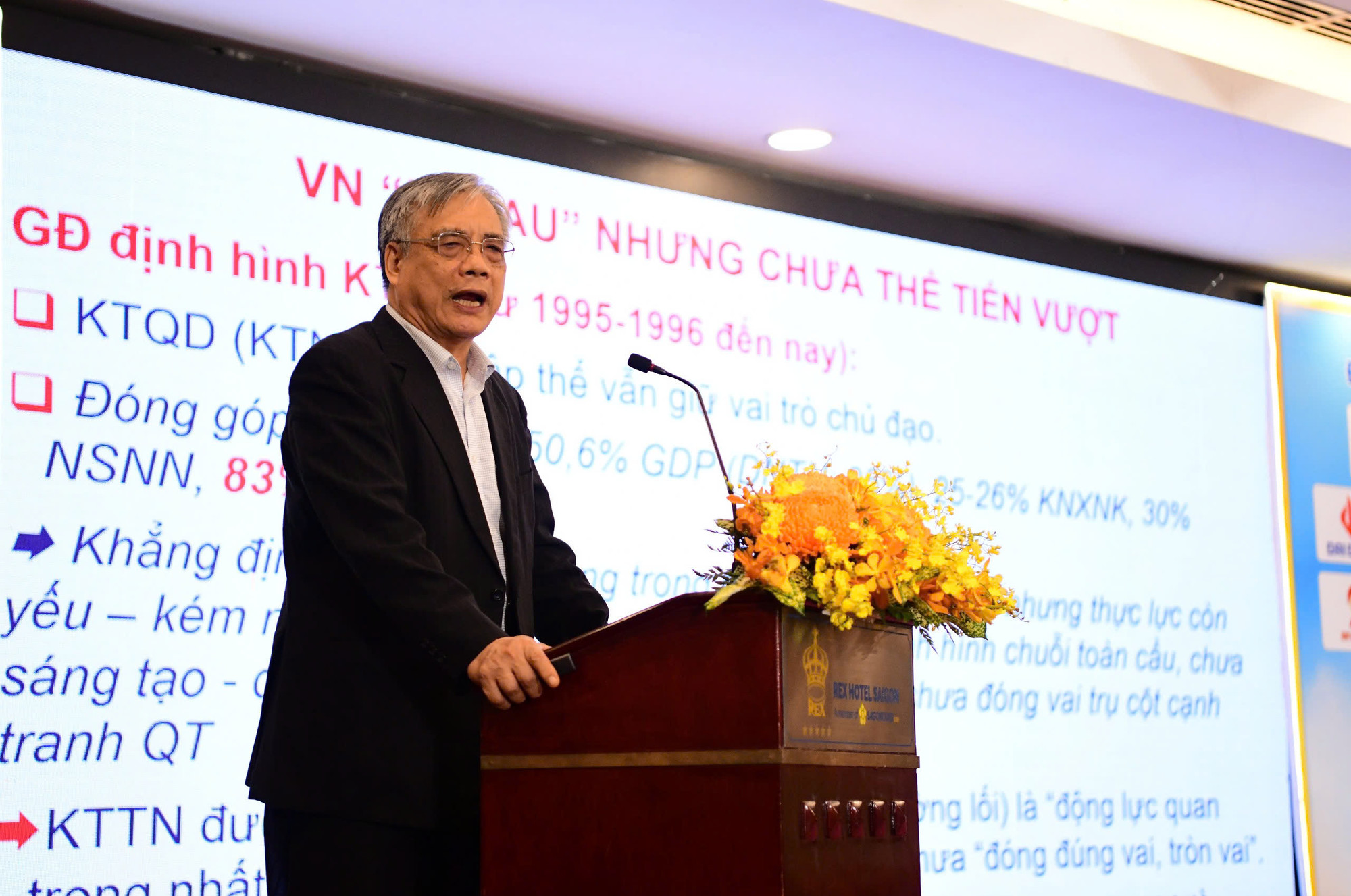 PGS, TS Trần Đình Thiên, nguyên Viện trưởng Viện Kinh tế Việt Nam.