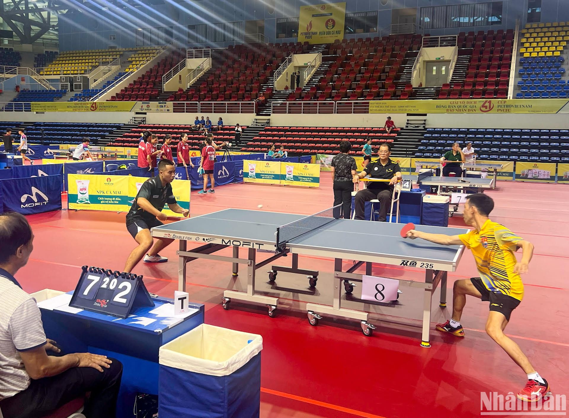 [Ảnh] Những trận đầu tiên tại Giải vô địch bóng bàn quốc gia Báo Nhân Dân lần thứ 41 ảnh 9