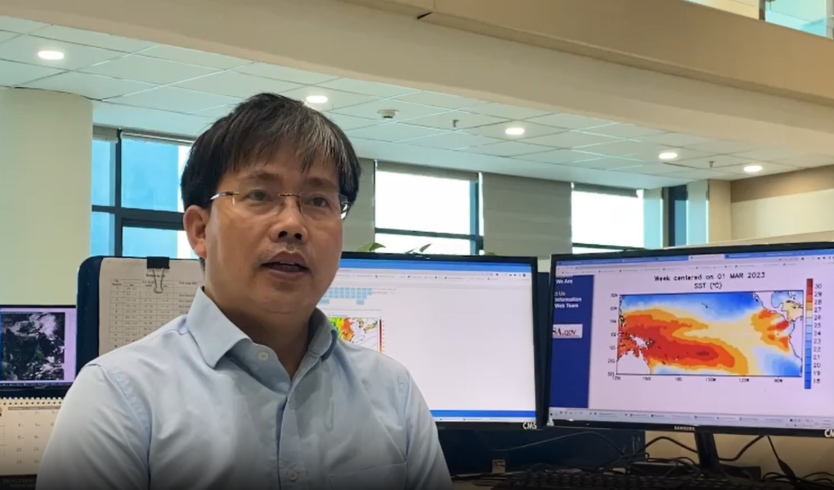 PGS, TS Mai Văn Khiêm, Giám đốc Trung tâm Dự báo khí tượng thủy văn Quốc gia.