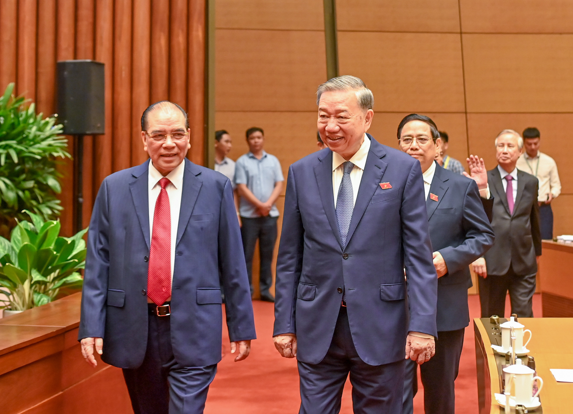 [Ảnh] Khai mạc trọng thể Kỳ họp thứ 9, Quốc hội khóa XV ảnh 1