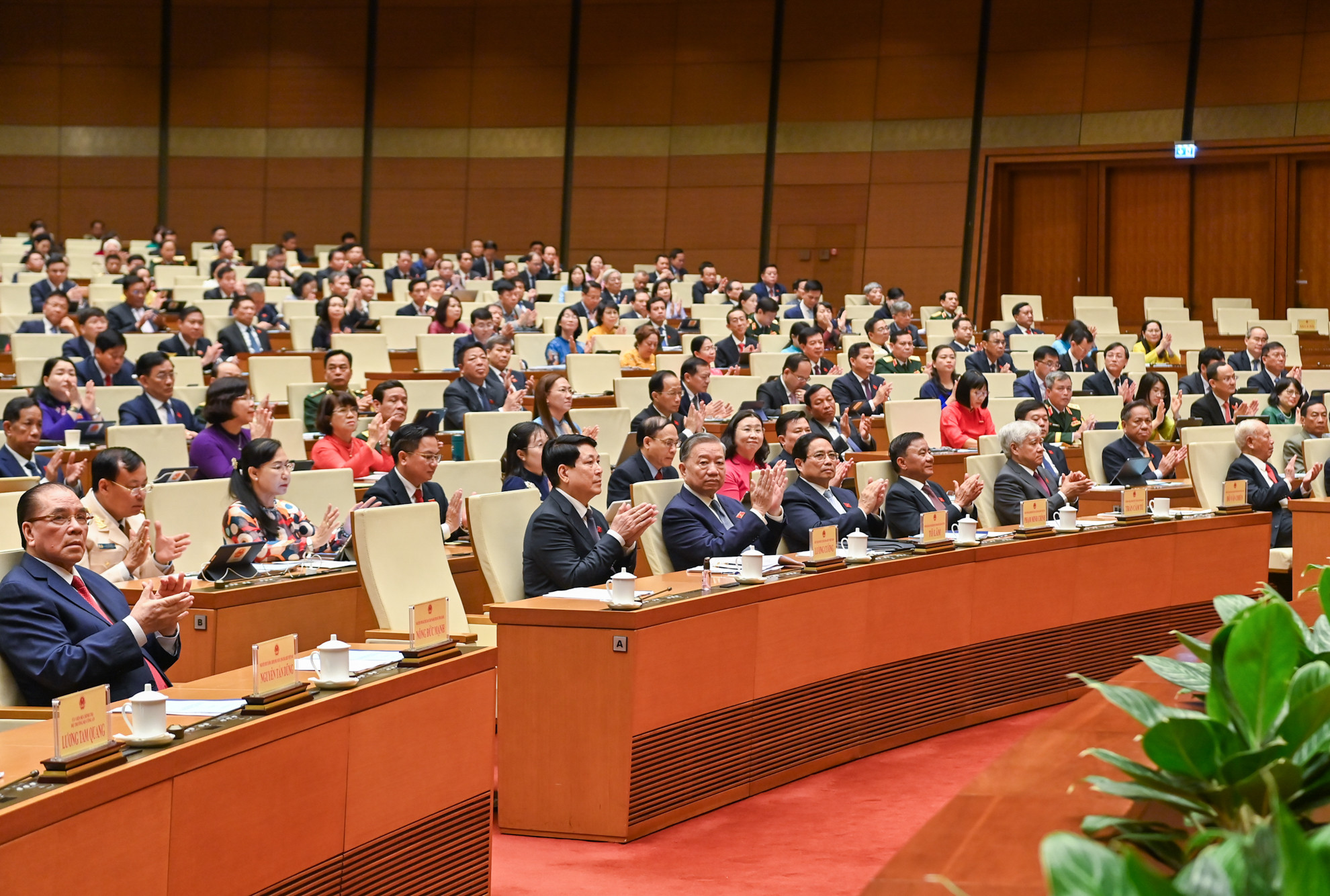 [Ảnh] Khai mạc trọng thể Kỳ họp thứ 9, Quốc hội khóa XV ảnh 4