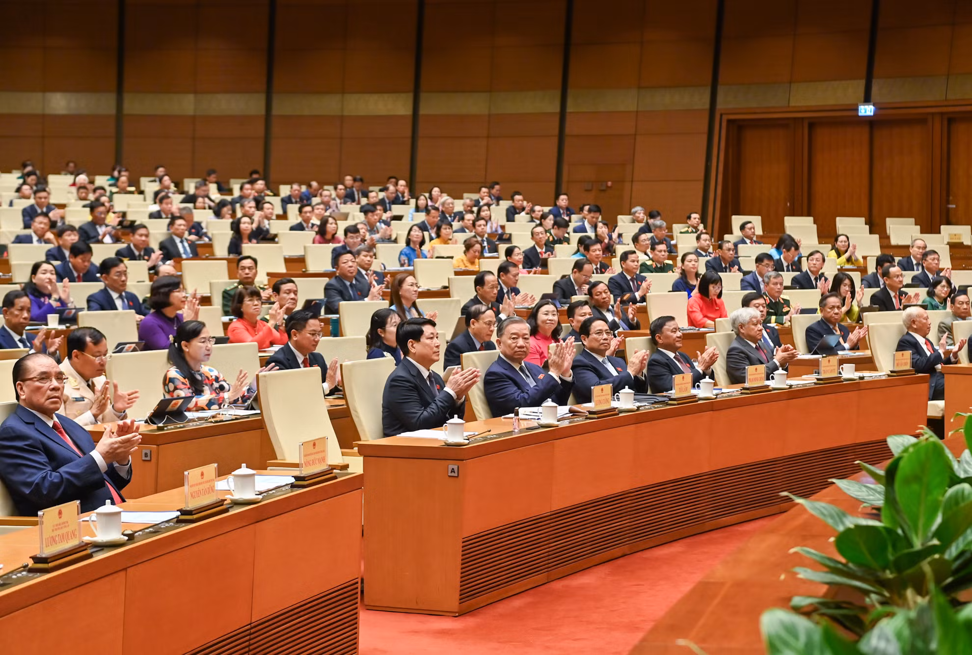 [Ảnh] Khai mạc trọng thể Kỳ họp thứ 9, Quốc hội khóa XV ảnh 4