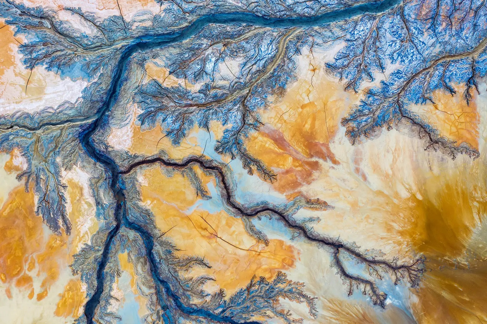 Bức ảnh "Hộp đựng dụng cụ vẽ" của tác giả Florian Smit làm lệch phối cảnh về sông Rio Tinto ở Tây Ban Nha, được chụp bằng máy bay không người lái từ trên cao, làm cho màu sắc tự nhiên của môi trường trở nên nổi bật. Tác phẩm đoạt giải Nhì ở hạng mục Phong cảnh của cuộc thi.