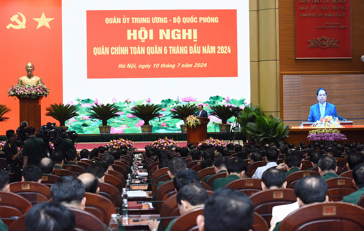 Hội nghị Quân chính toàn quân 6 tháng đầu năm 2024.