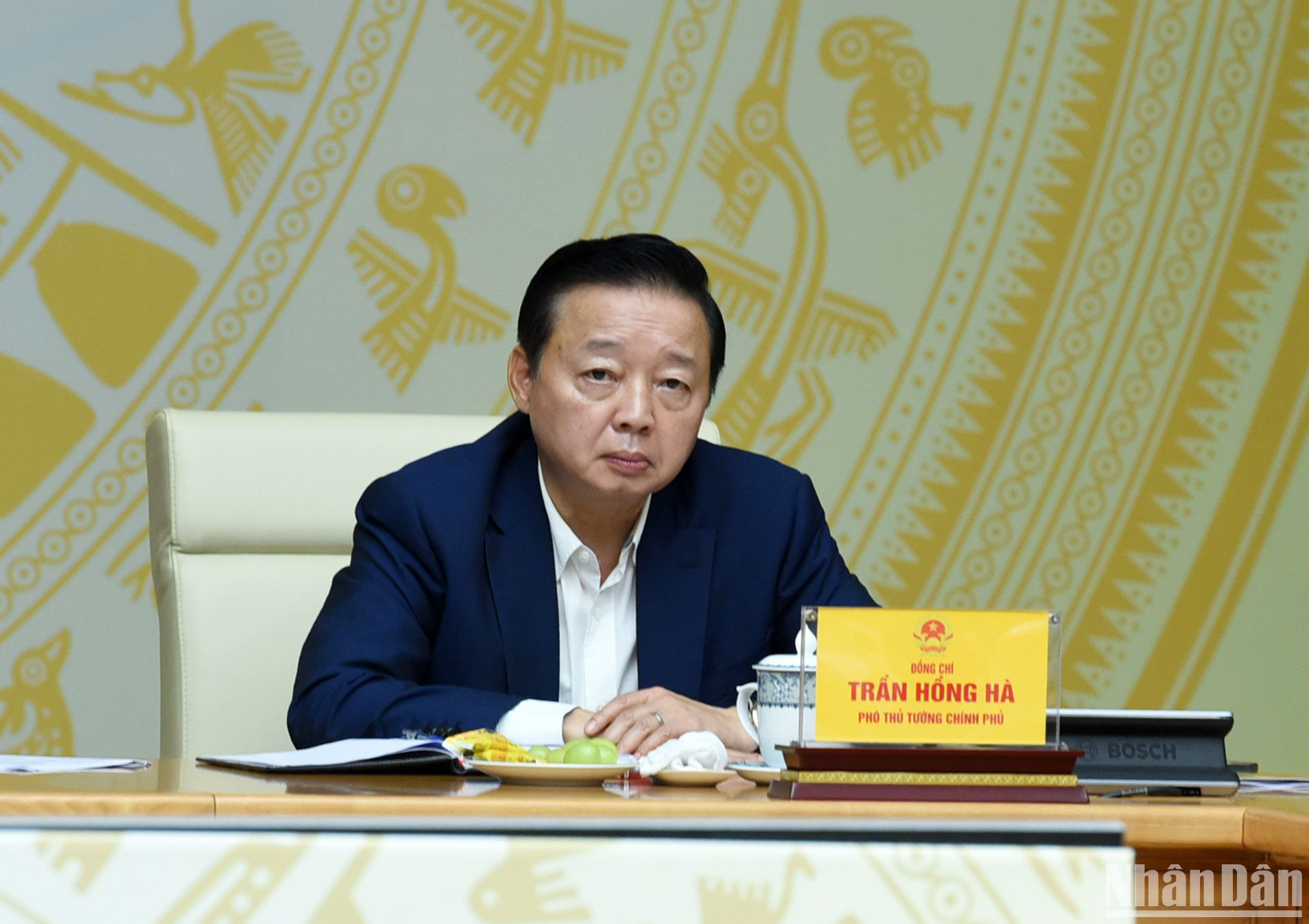 Phó Thủ tướng Trần Hồng Hà tại hội nghị. Phó Thủ tướng Trần Hồng Hà tại hội nghị.