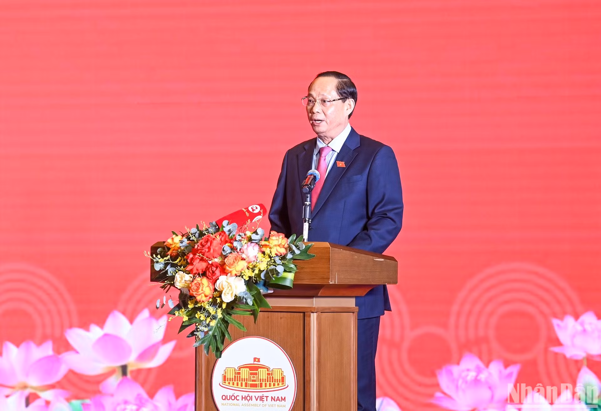 Phó Chủ tịch Quốc hội Trần Quang Phương phát biểu tại Lễ phát động.