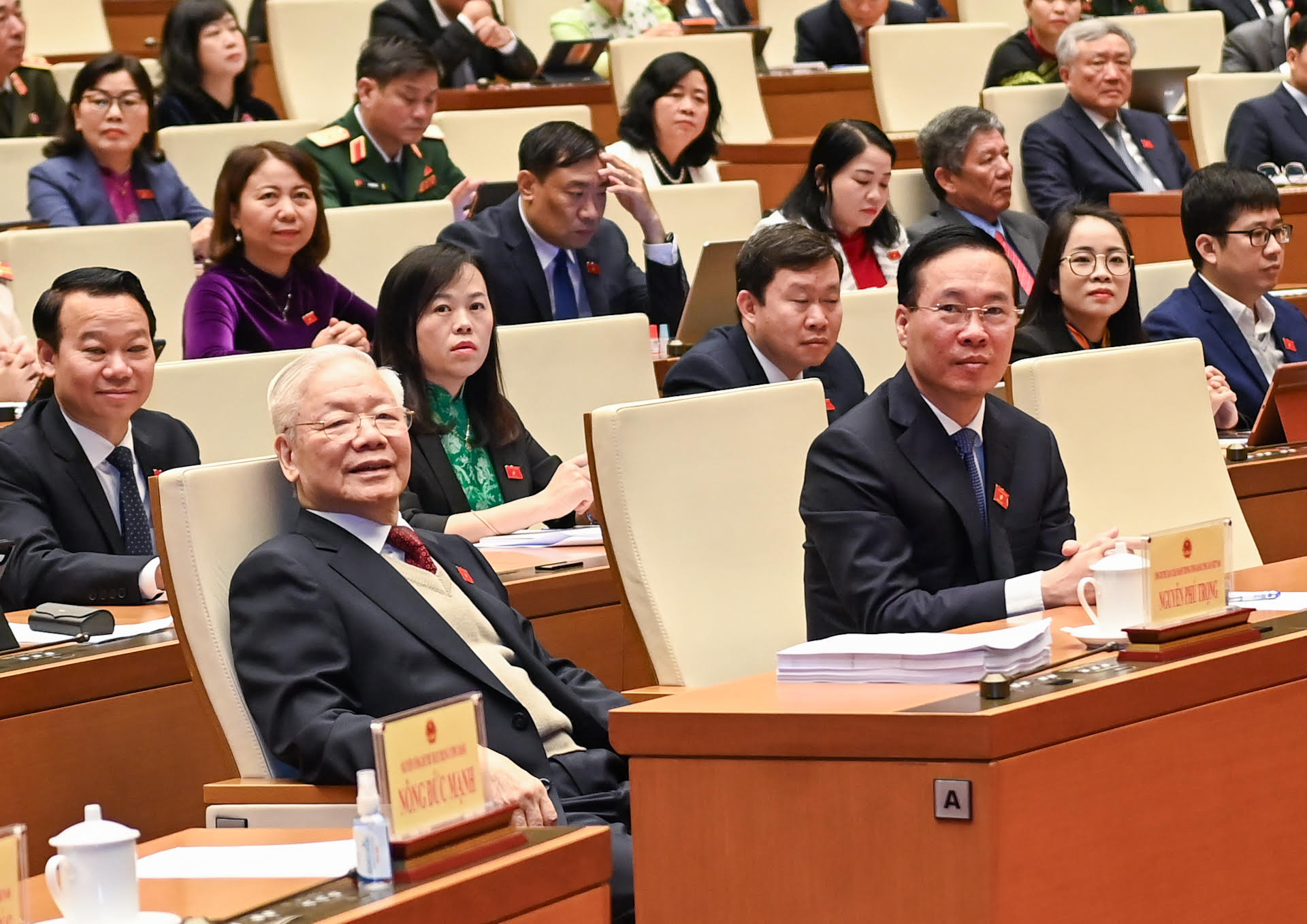 Tổng Bí thư Nguyễn Phú Trọng dự phiên khai mạc Kỳ họp bất thường lần thứ 5.