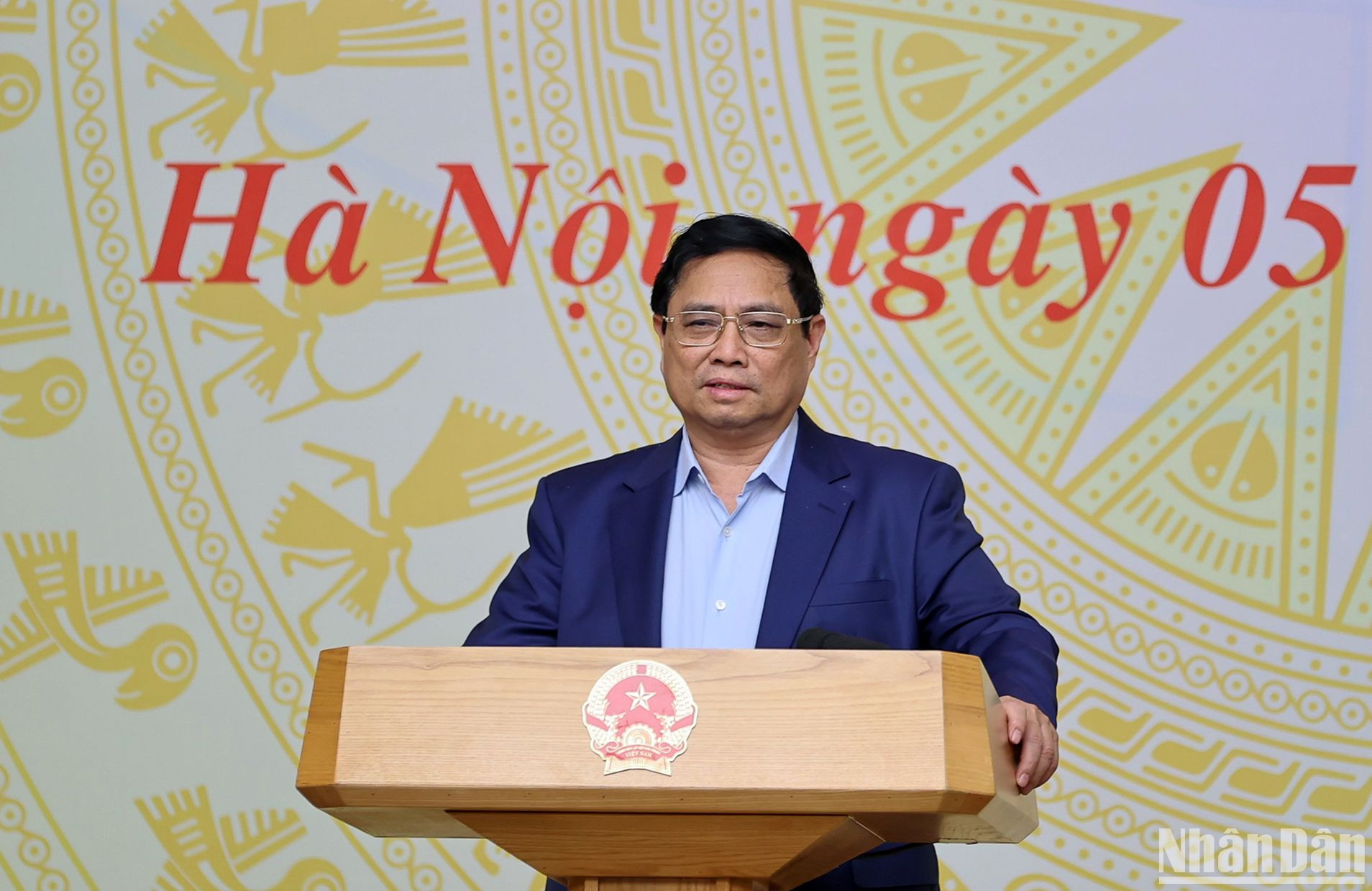 Thủ tướng Phạm Minh Chính phát biểu chỉ đạo tại buổi làm việc. Thủ tướng Phạm Minh Chính phát biểu chỉ đạo tại buổi làm việc.