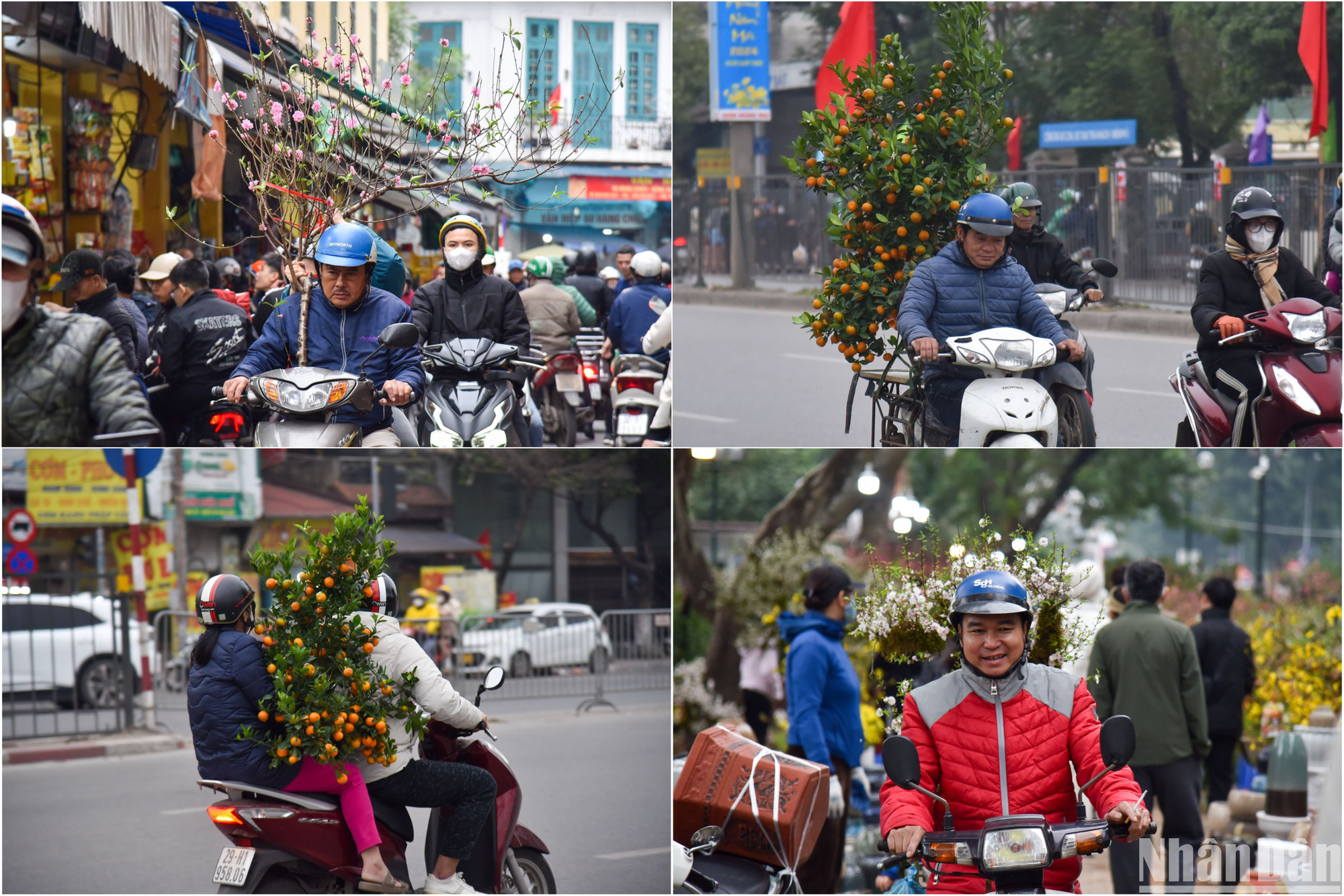 Không khí xuân sang trở nên rõ ràng hơn bao giờ hết với những chuyến xe "cõng" Tết về nhà.