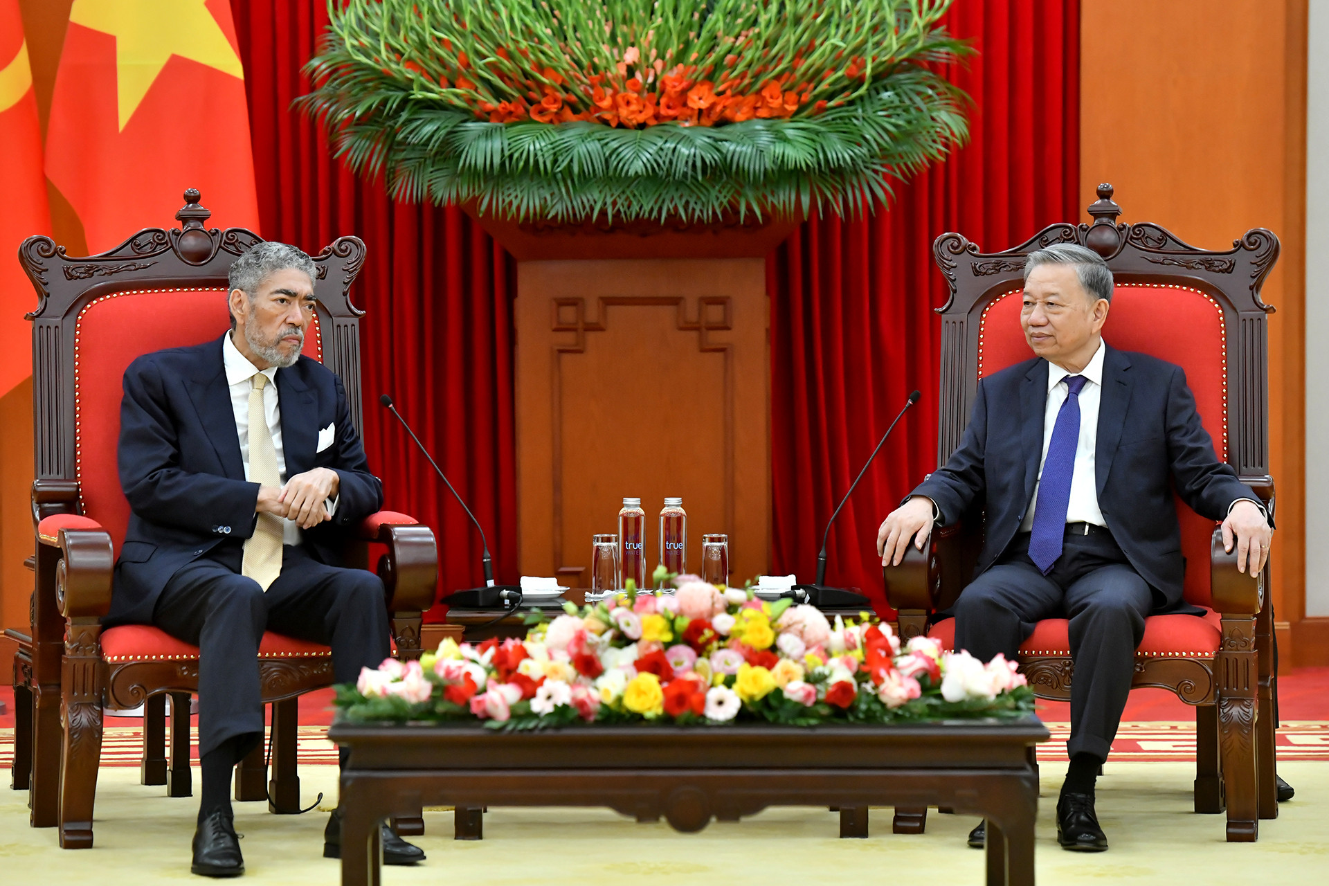 Tổng Bí thư Tô Lâm tiếp đồng chí Miguel Mejía, Tổng Bí thư Đảng Phong trào Cánh tả Thống nhất (MIU), Bộ trưởng Chính sách Hội nhập khu vực Cộng hòa Dominica.