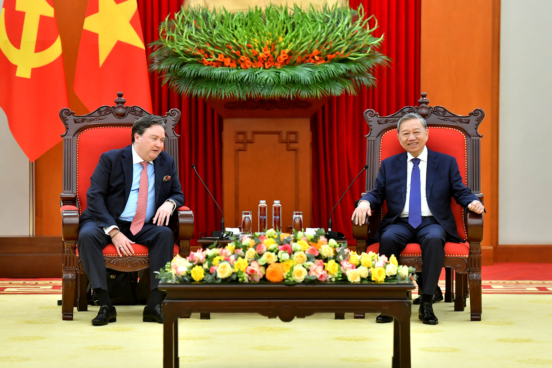 Tổng Bí thư Tô Lâm tiếp Đại sứ Hoa Kỳ tại Việt Nam Marc E. Knapper.