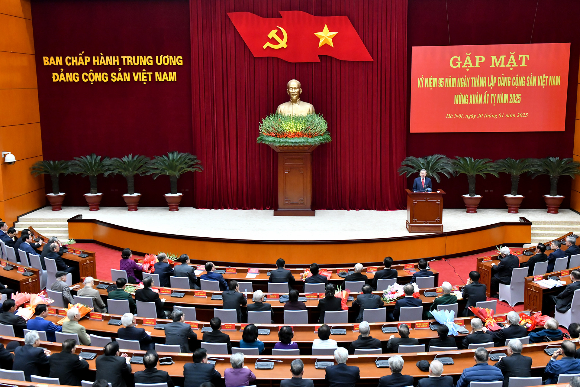 Tổng Bí thư Tô Lâm phát biểu tại hội nghị.