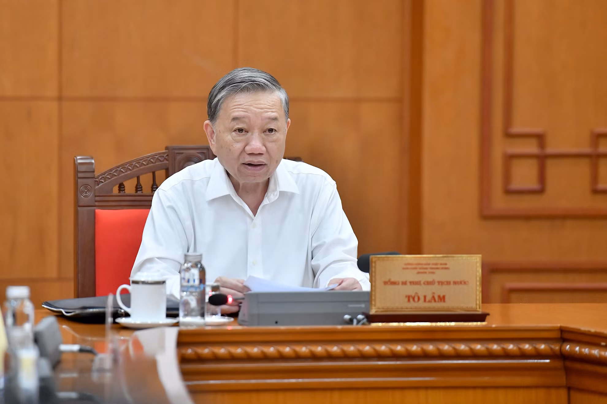 [Ảnh] Tổng Bí thư, Chủ tịch nước Tô Lâm chủ trì họp Tiểu ban Nhân sự và Ban Chỉ đạo xây dựng quy hoạch nhân sự Đại hội XIV của Đảng ảnh 1