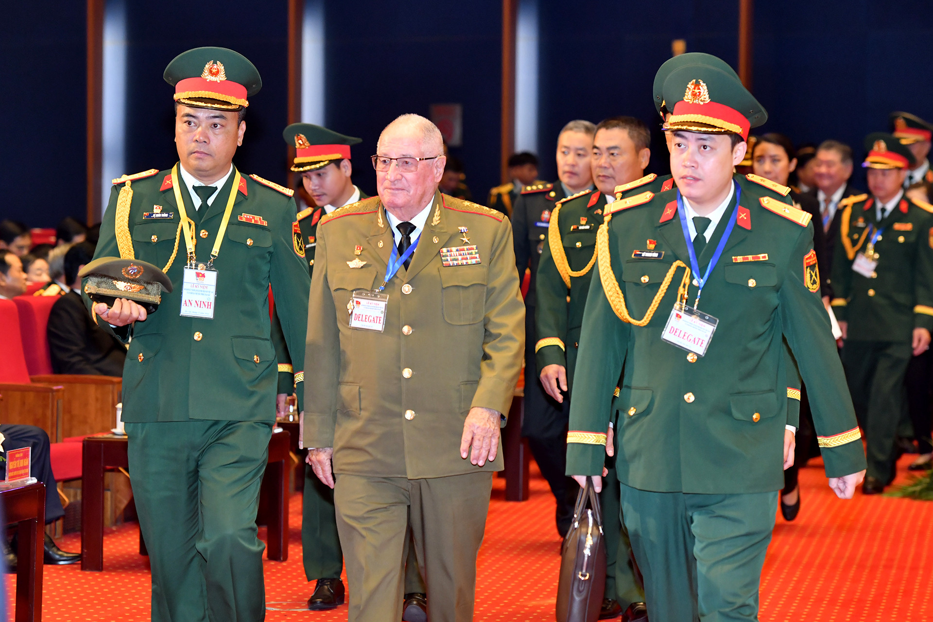 Các đại biểu quốc tế tham dự lễ kỷ niệm.