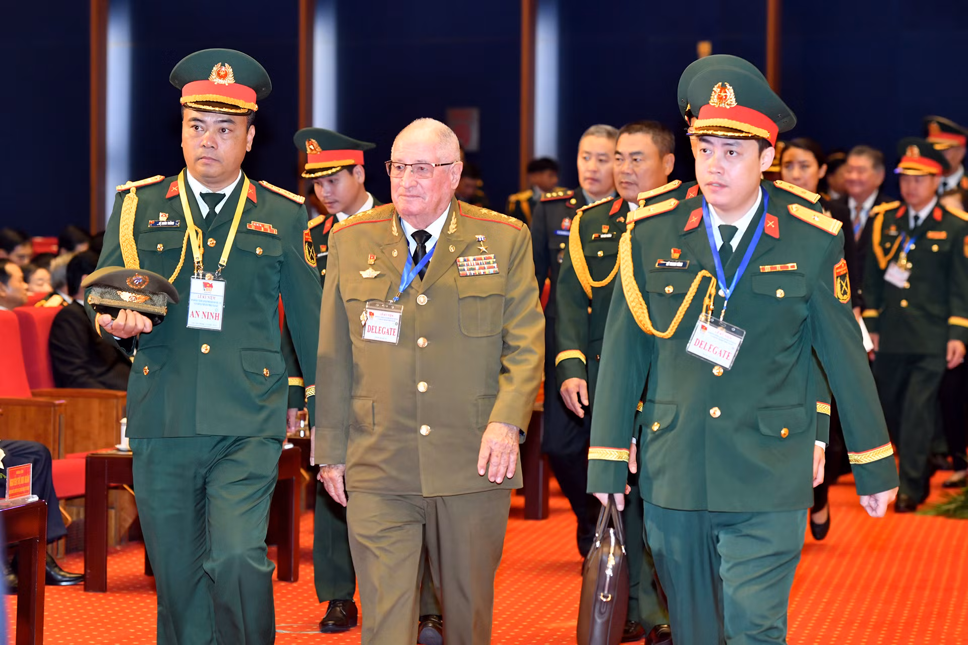 Các đại biểu quốc tế tham dự lễ kỷ niệm.