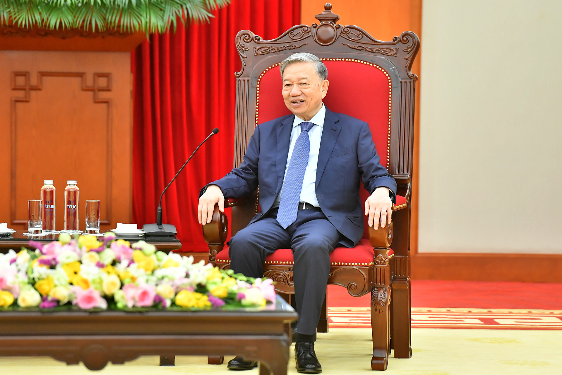 Tổng Bí thư Tô Lâm phát biểu tại buổi tiếp. Tổng Bí thư Tô Lâm phát biểu tại buổi tiếp.