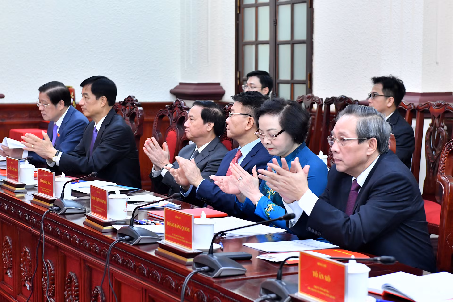 [Ảnh] Tổng Bí thư Tô Lâm làm việc với Ban Cán sự Đảng Bộ Tư pháp ảnh 5