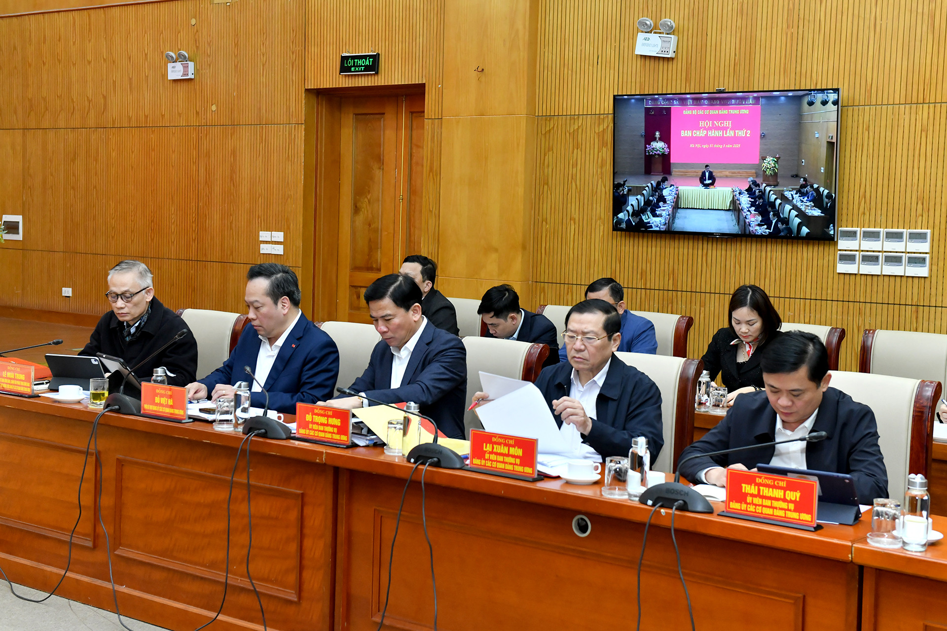 Các đại biểu dự hội nghị.