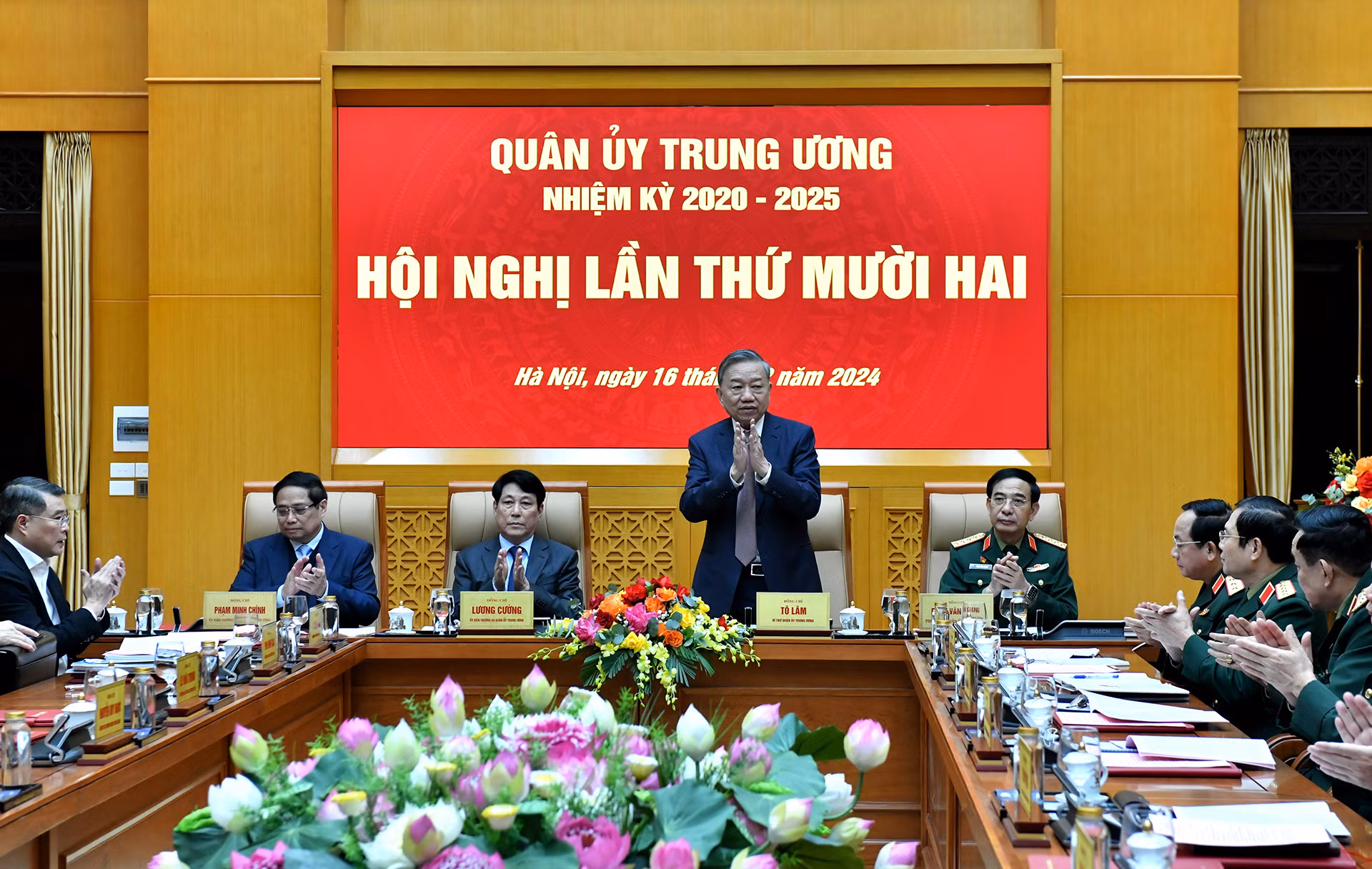 [Ảnh] Tổng Bí thư Tô Lâm chủ trì Hội nghị Quân ủy Trung ương lần thứ 12 ảnh 1