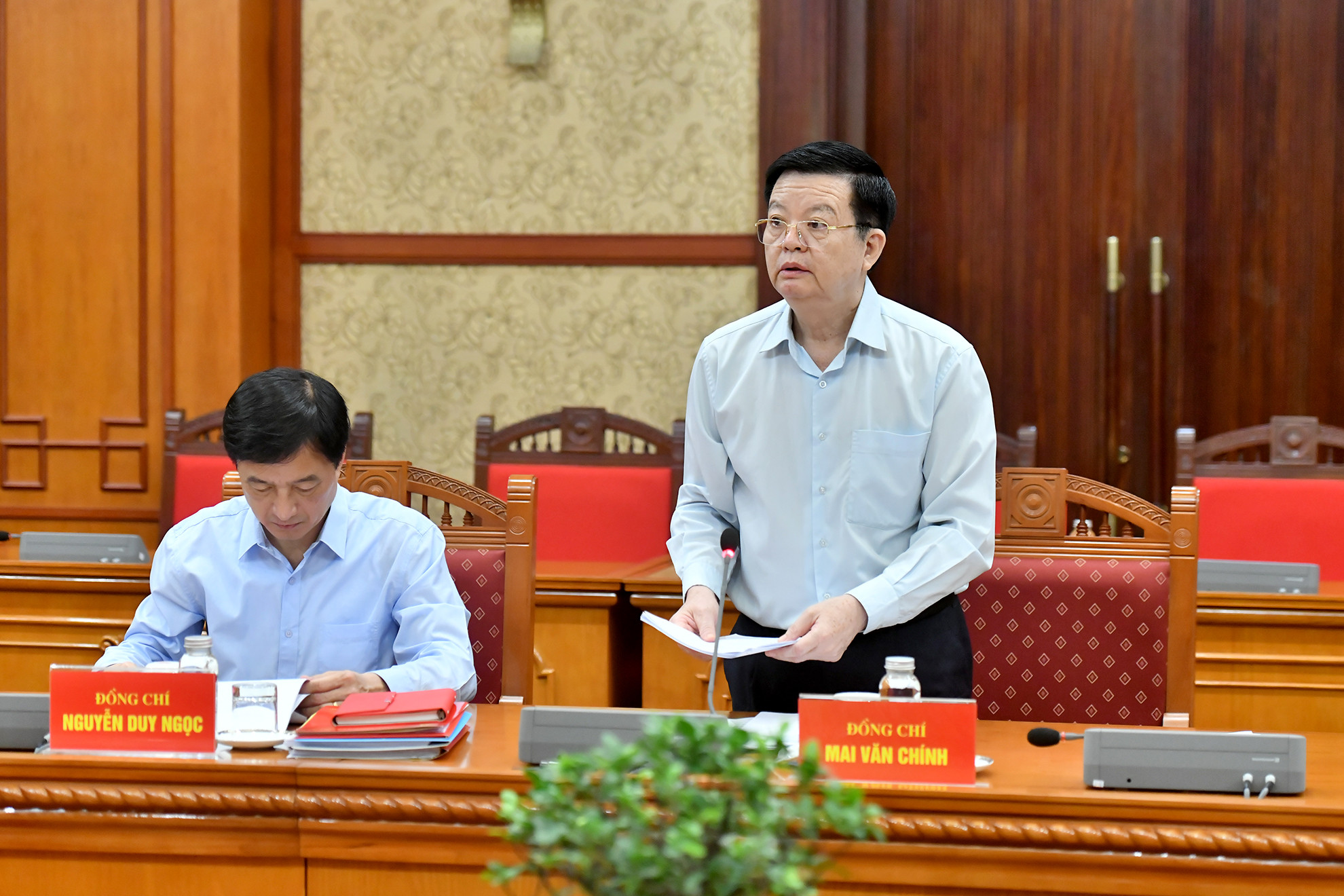 [Ảnh] Tổng Bí thư, Chủ tịch nước Tô Lâm chủ trì họp Tiểu ban Nhân sự Đại hội XIV của Đảng ảnh 8