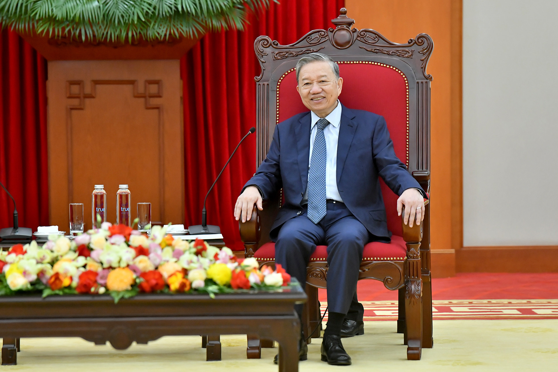 [Ảnh] Tổng Bí thư Tô Lâm tiếp Phó Tổng thống thường trực Cộng hòa Bolivar Venezuela Delcy Rodríguez Gómez ảnh 2