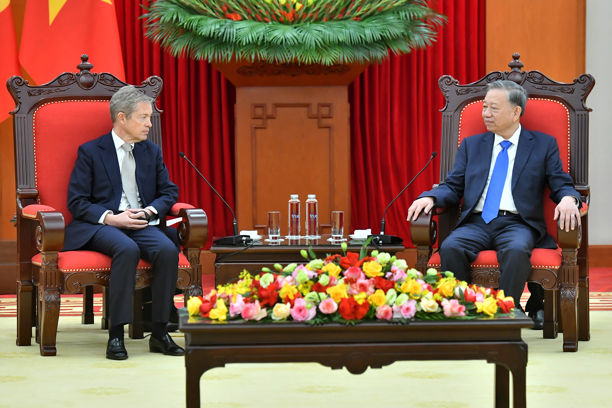 Tổng Bí thư Tô Lâm tiếp ông Nicholas Berggruen, Nhà sáng lập, Chủ tịch Công ty đầu tư Berggruen Holdings và Viện Berggruen.