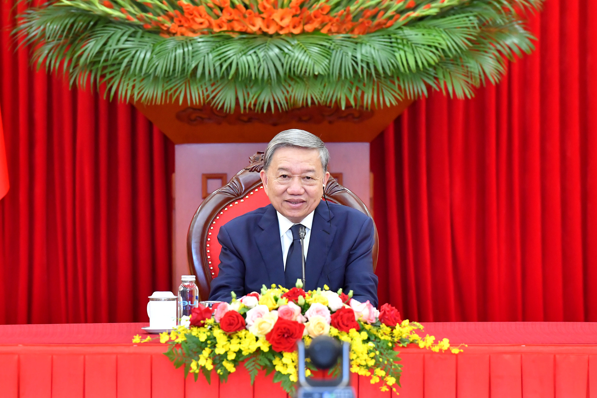 Tổng Bí thư Tô Lâm điện đàm với Chủ tịch Đảng Đại hội Dân tộc Phi, Tổng thống Nam Phi Cyril Ramaphosa.