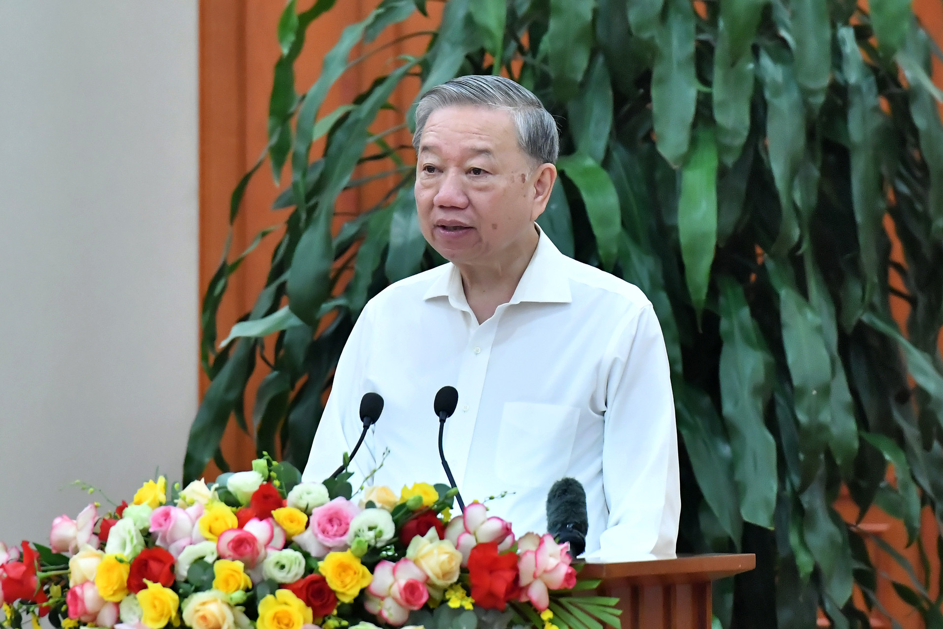 Tổng Bí thư Tô Lâm phát biểu khai mạc Phiên họp thứ ba của Tiểu ban Văn kiện Đại hội XIV của Đảng.