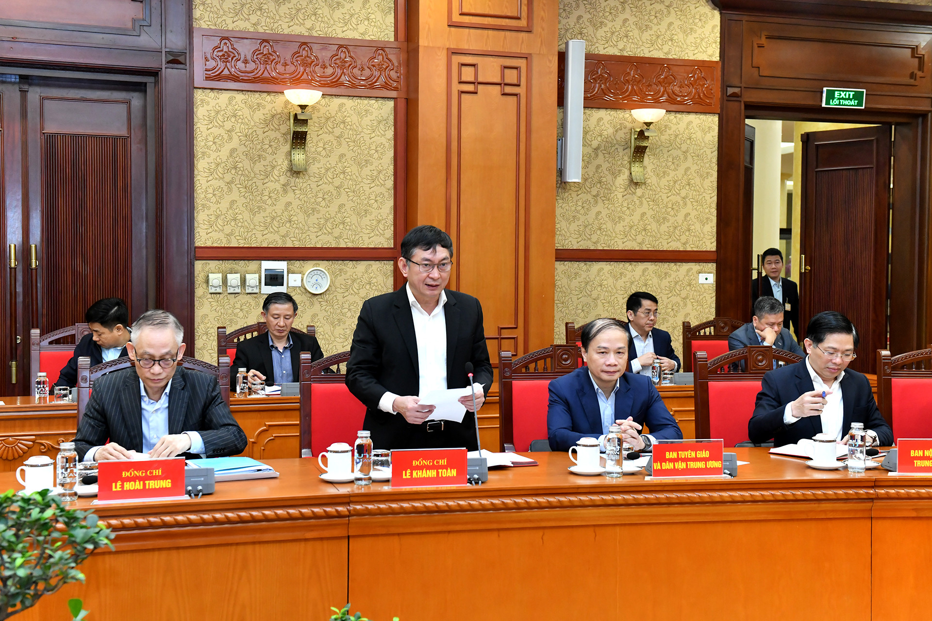 Hội nghị triển khai Chương trình làm việc của Bộ Chính trị, Ban Bí thư năm 2025.