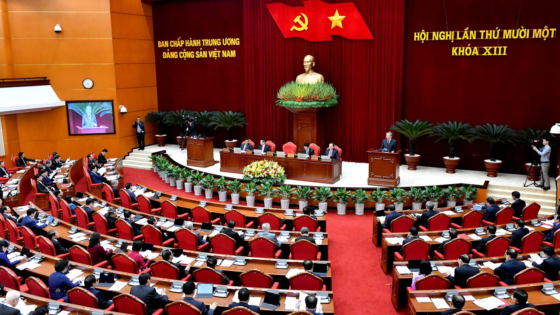 Khai mạc Hội nghị lần thứ 11 Ban Chấp hành Trung ương Đảng khóa XIII.
