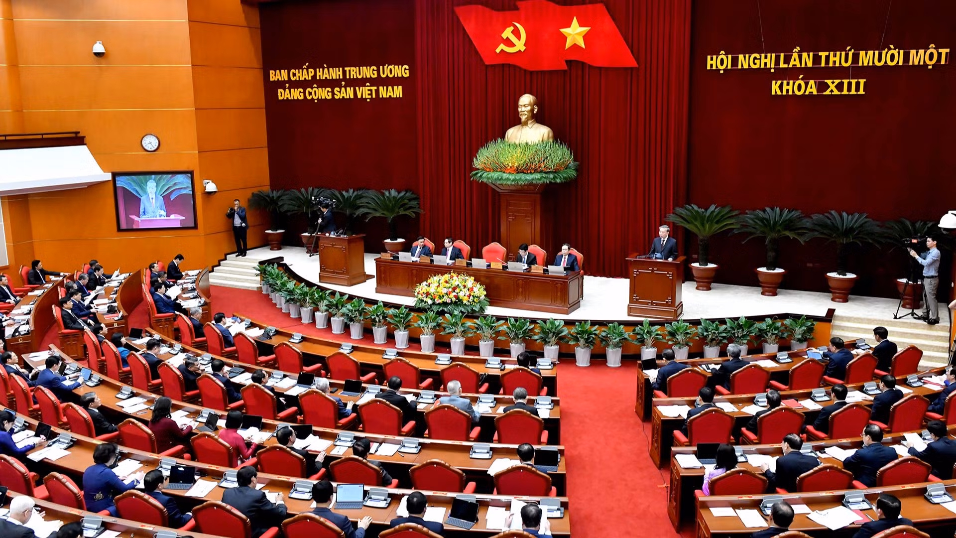 Khai mạc Hội nghị lần thứ 11 Ban Chấp hành Trung ương Đảng khóa XIII.