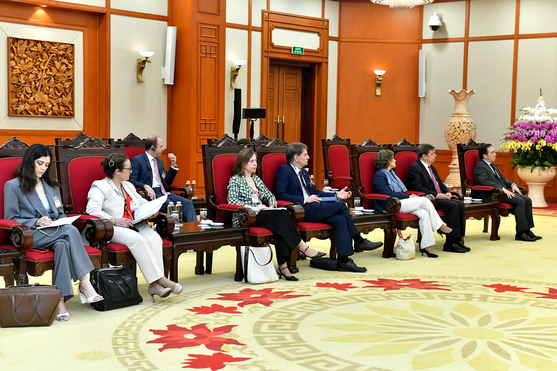 [Ảnh] Tổng Bí thư Tô Lâm tiếp Thủ tướng Tây Ban Nha Pedro Sanchez ảnh 5