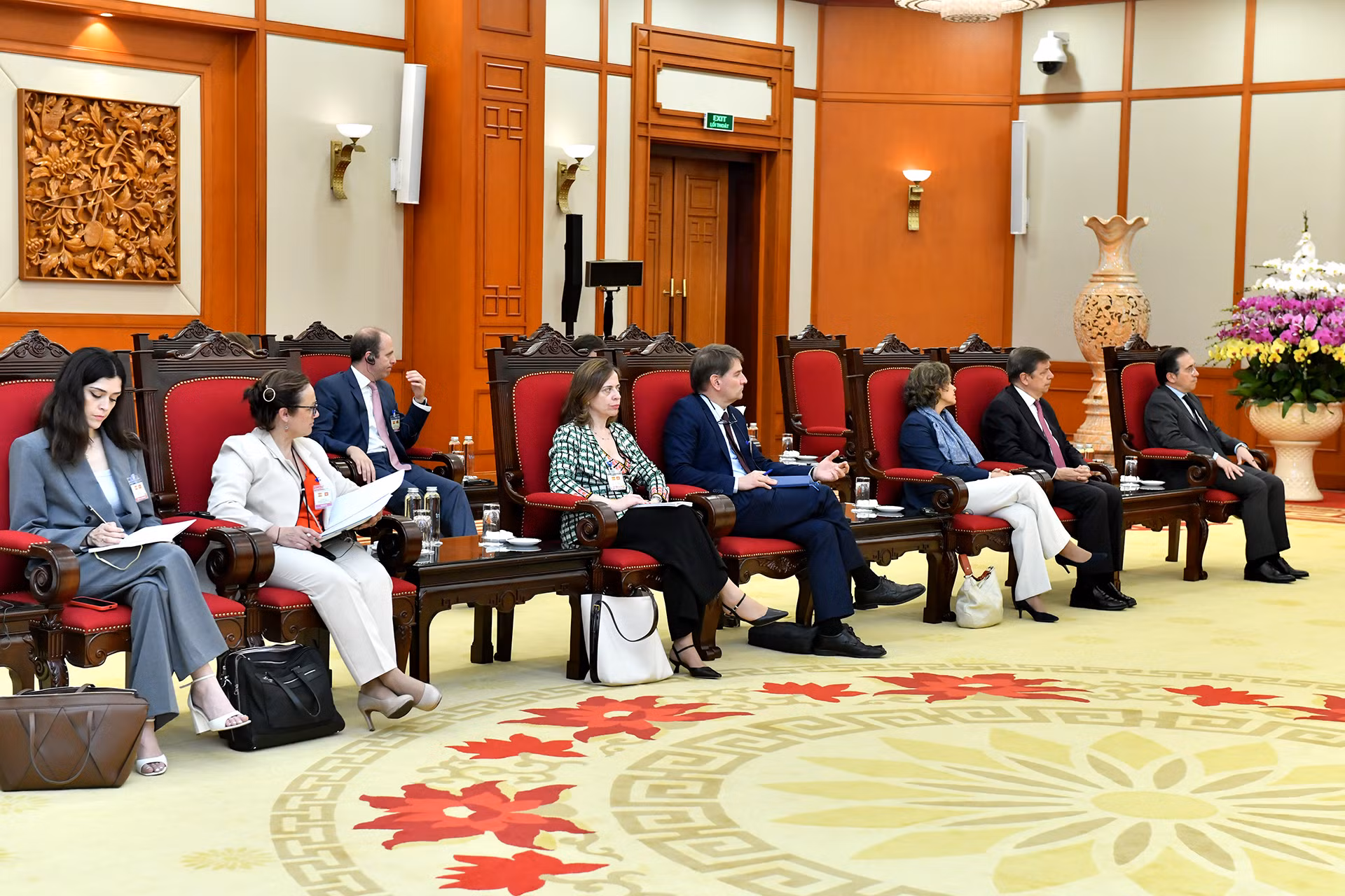 [Ảnh] Tổng Bí thư Tô Lâm tiếp Thủ tướng Tây Ban Nha Pedro Sanchez ảnh 5