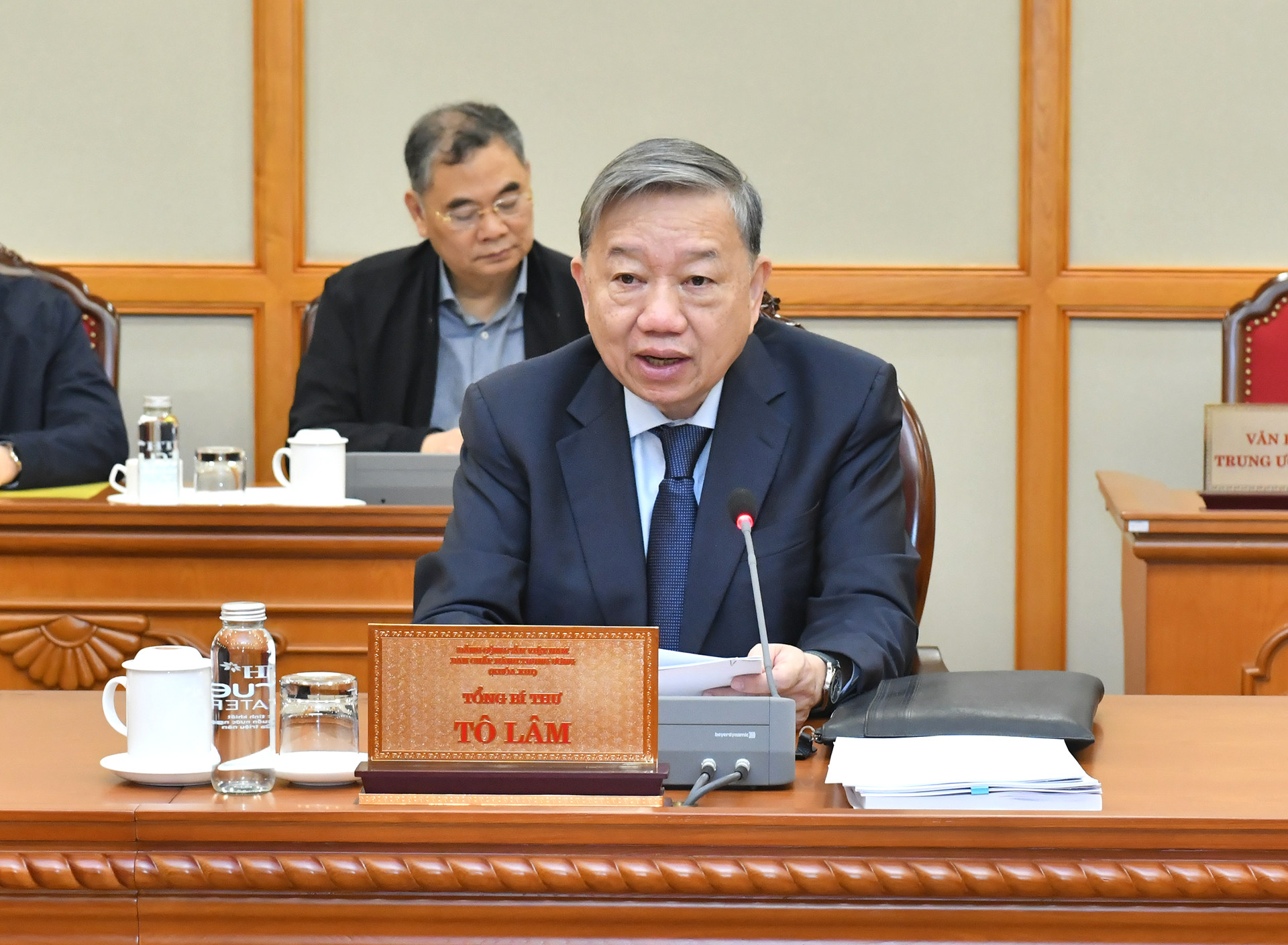 Tổng Bí thư Tô Lâm, Trưởng Ban Chỉ đạo phát biểu chỉ đạo.