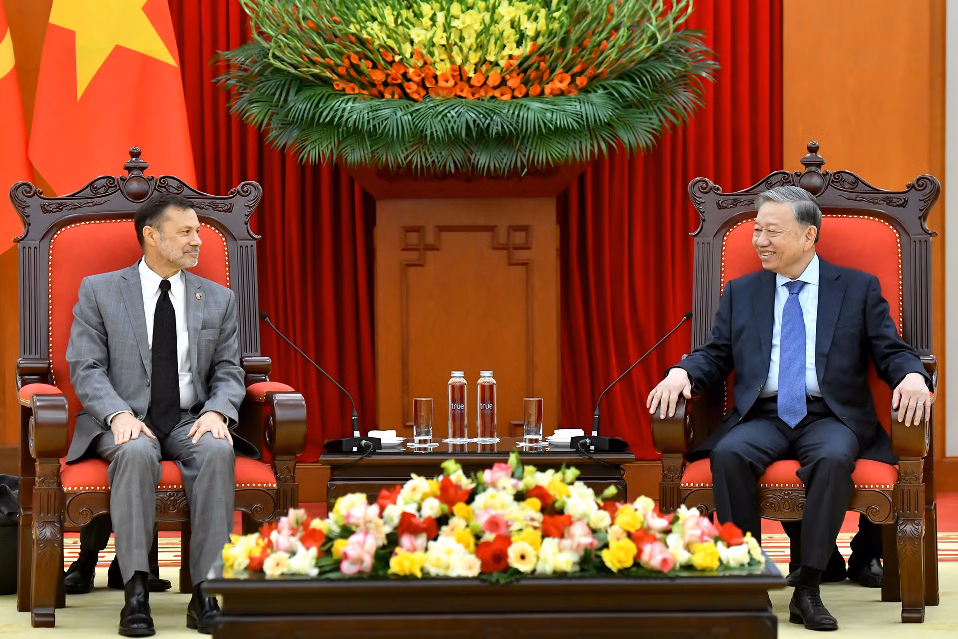 Tổng Bí thư Tô Lâm tiếp Đại sứ Australia Andrew Goledzinowski.