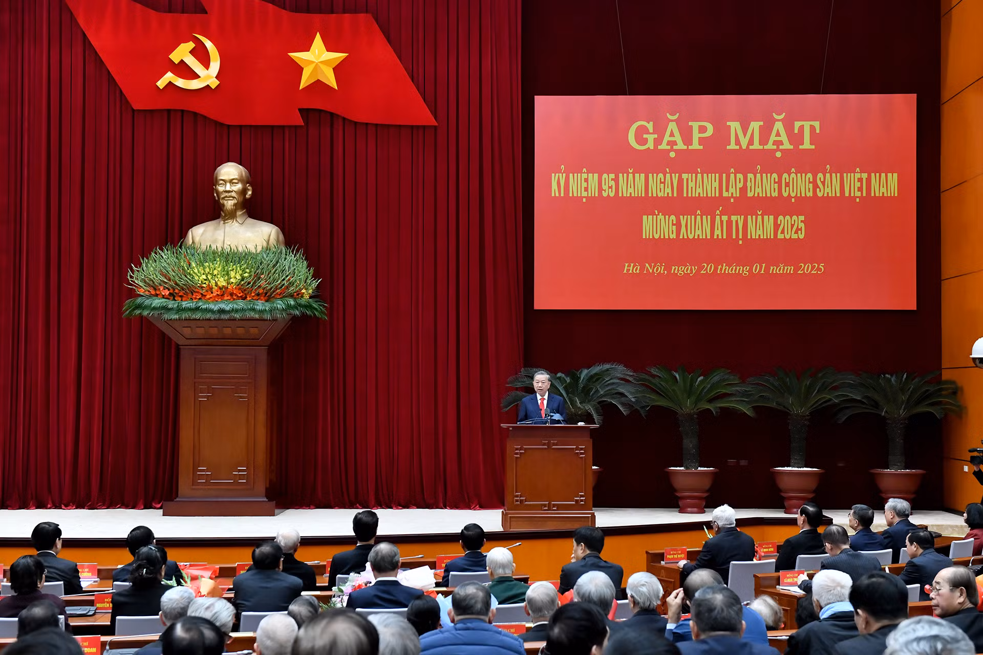 Tổng Bí thư Tô Lâm phát biểu tại hội nghị.