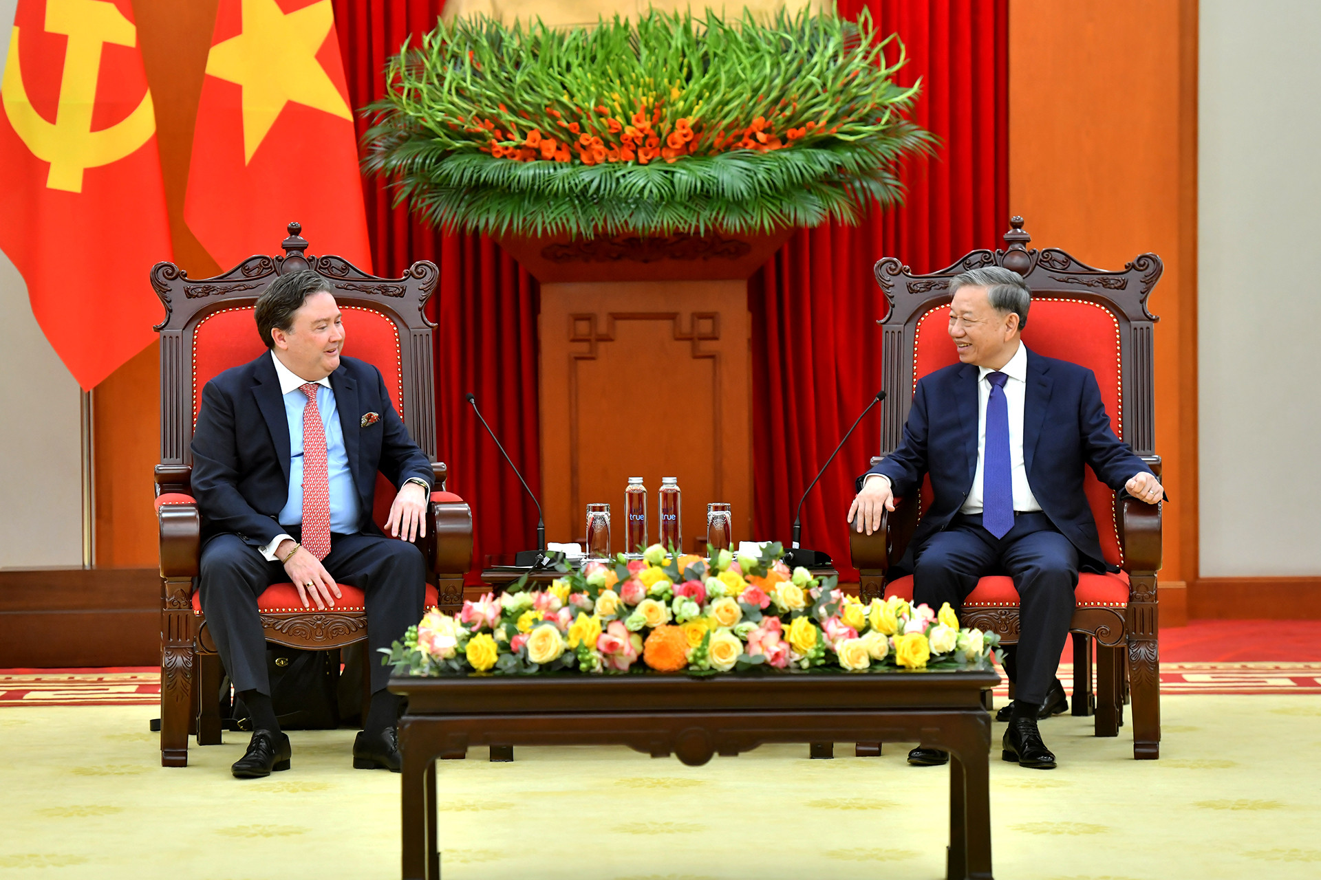 Tổng Bí thư Tô Lâm tiếp Đại sứ Hoa Kỳ tại Việt Nam Marc E. Knapper.
