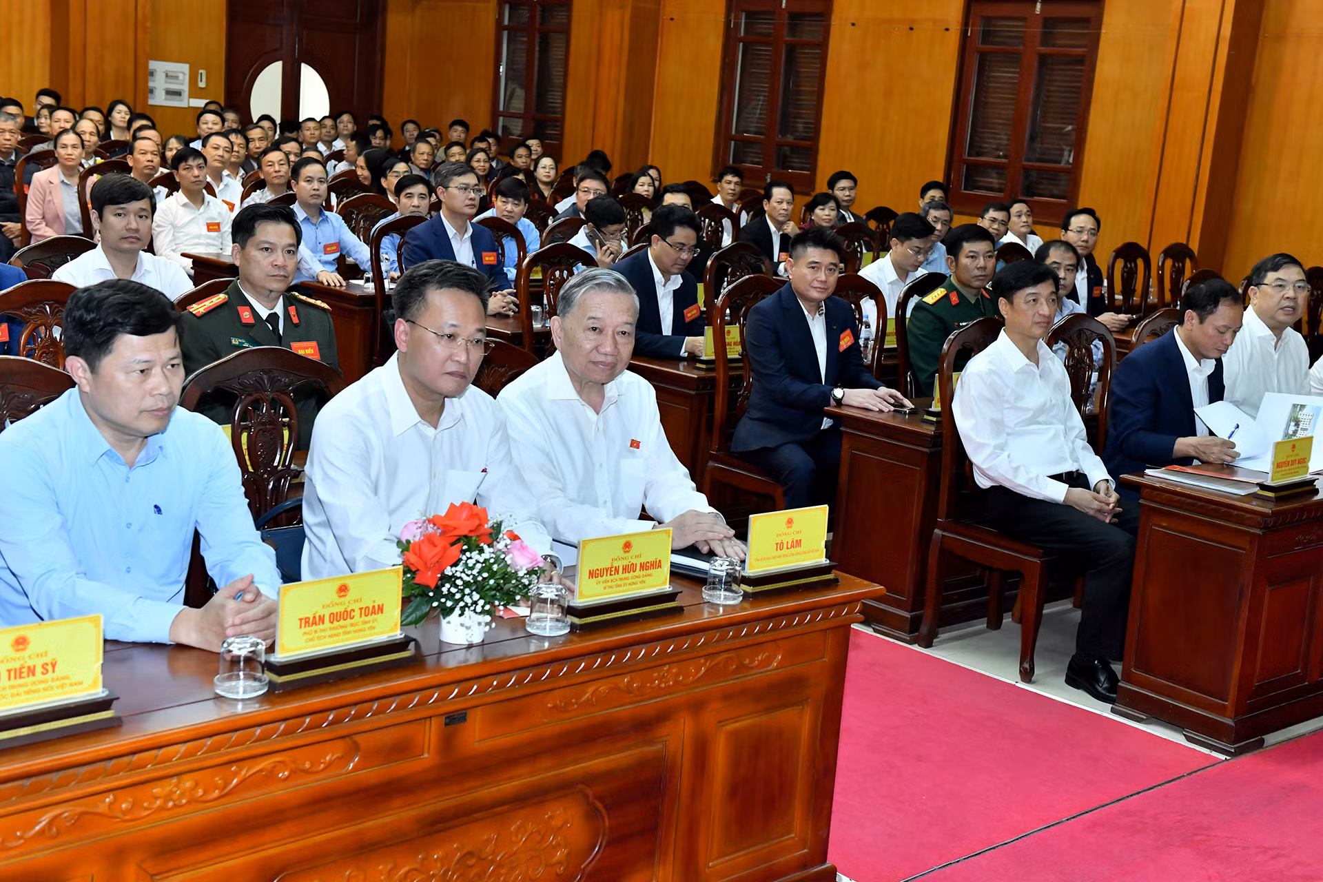 Tổng Bí thư Tô Lâm và các đại biểu dự Hội nghị.