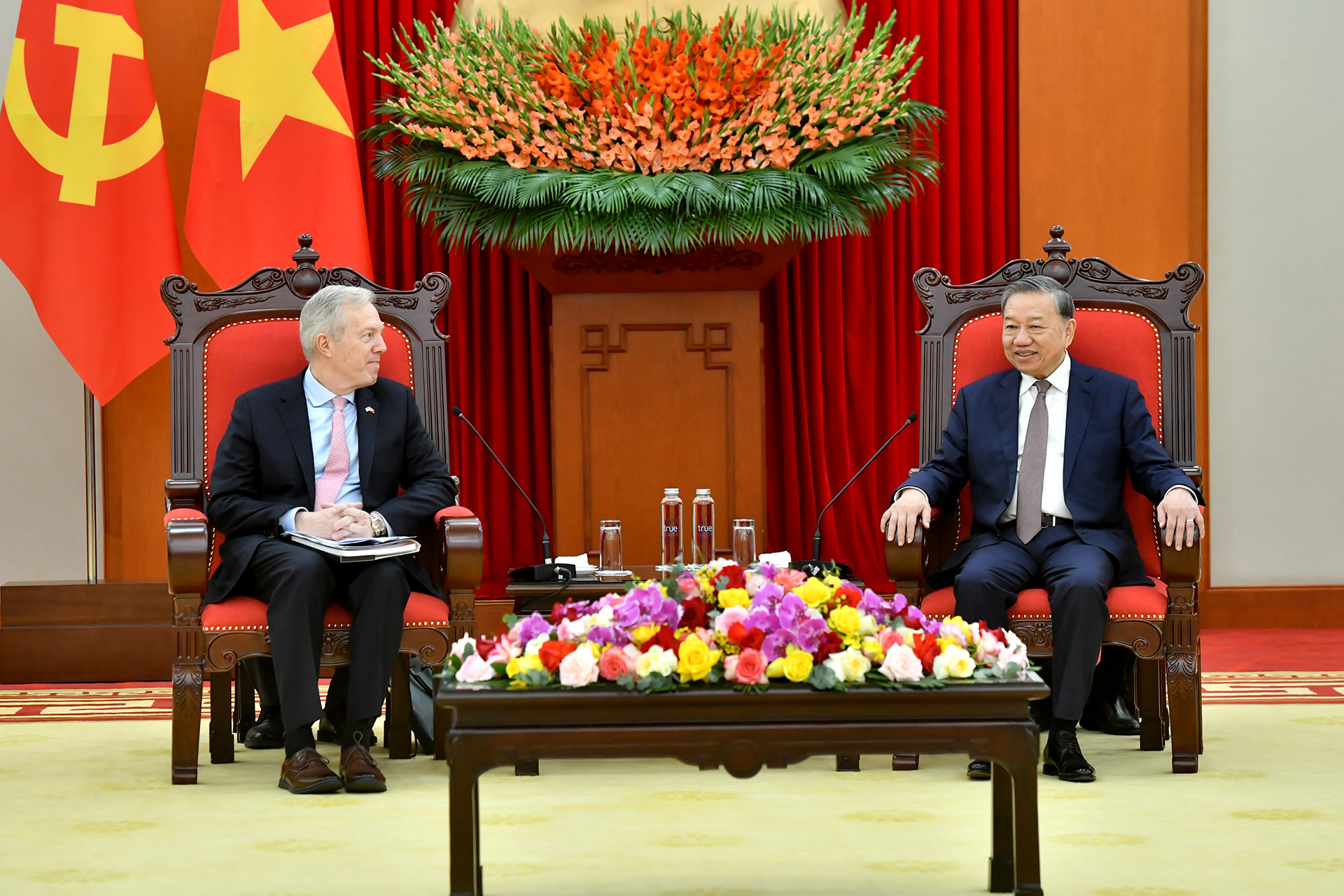 Tổng Bí thư Tô Lâm tiếp ông Ted Osius, Chủ tịch kiêm Tổng Giám đốc Hội đồng Kinh doanh Hoa Kỳ-ASEAN.