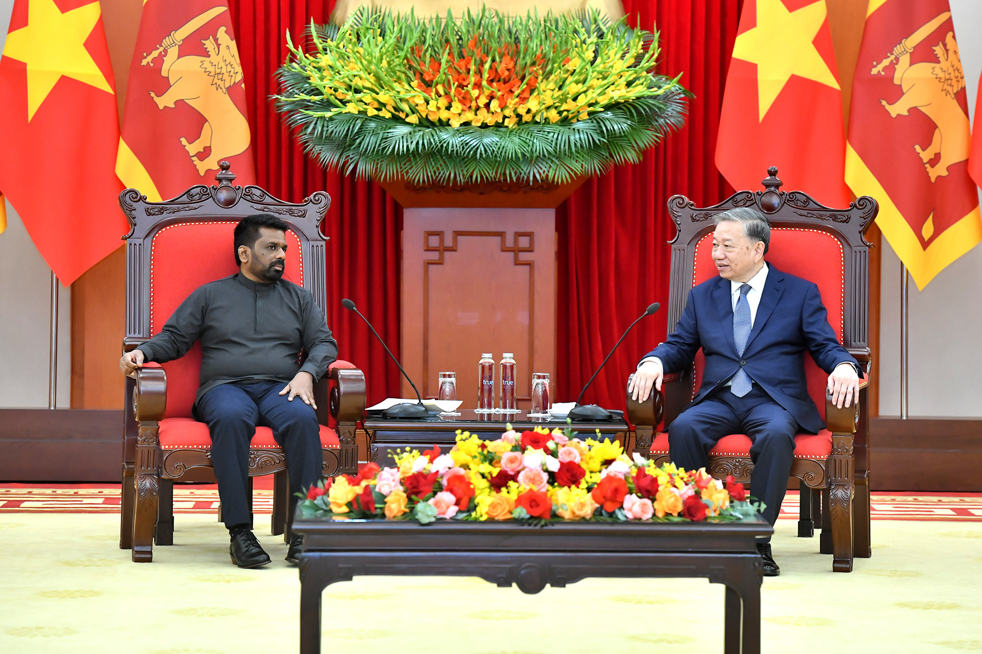 Tổng Bí thư Tô Lâm và Tổng thống Sri Lanka Anura Kumara Dissanayaka.