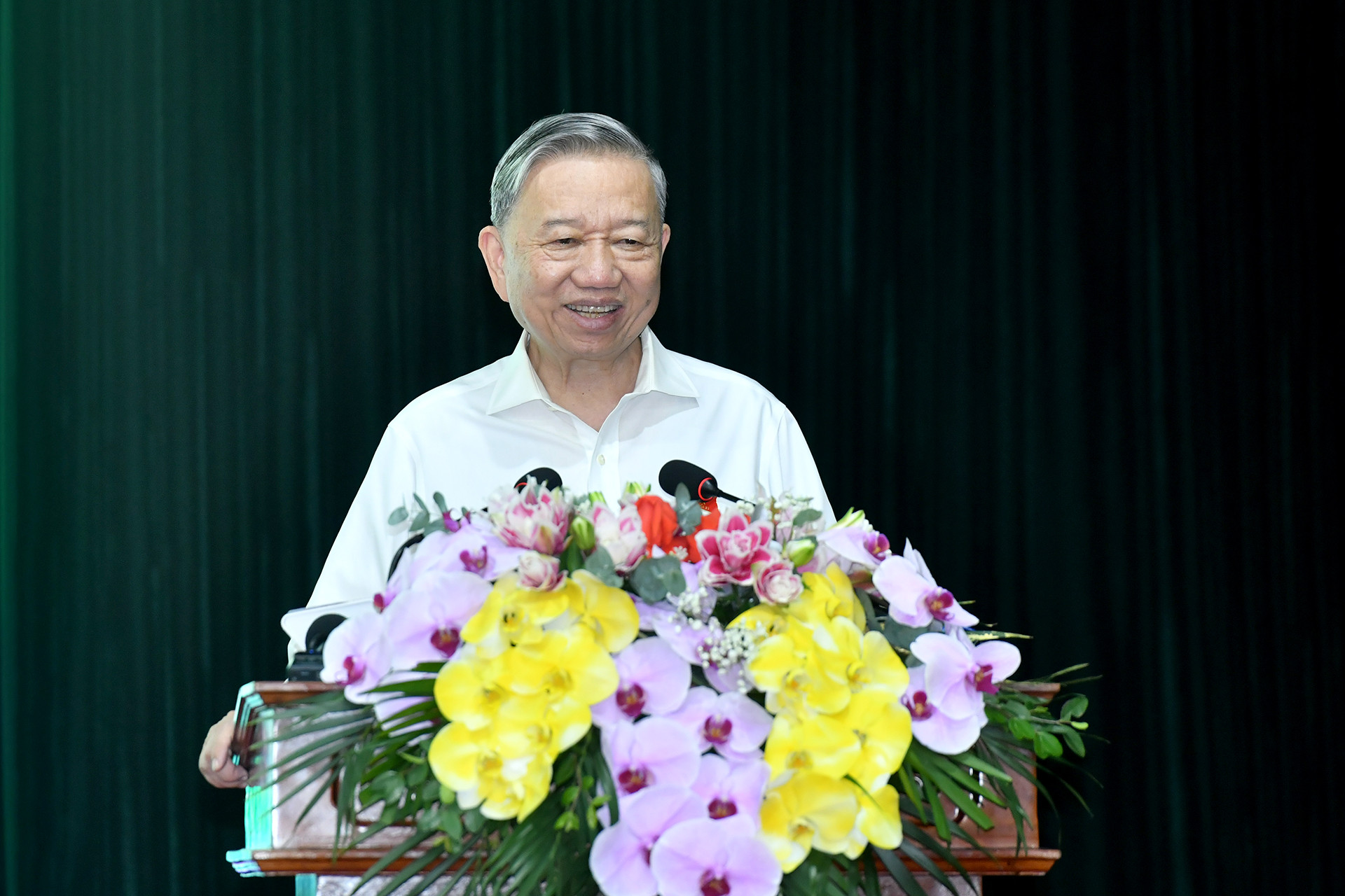 Tổng Bí thư Tô Lâm phát biểu tại Hội nghị.