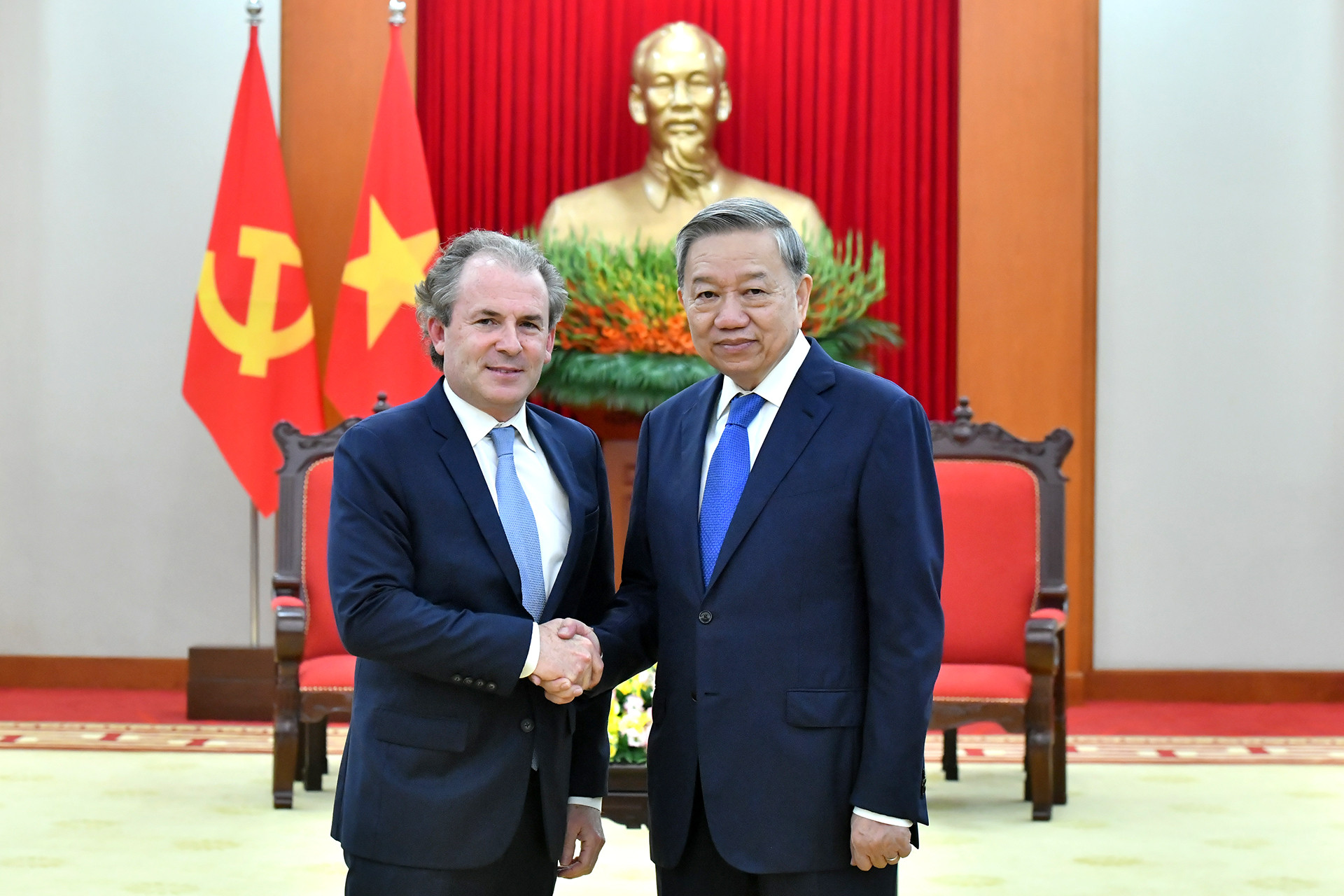 Tổng Bí thư Tô Lâm với ông Daniel Rosen.