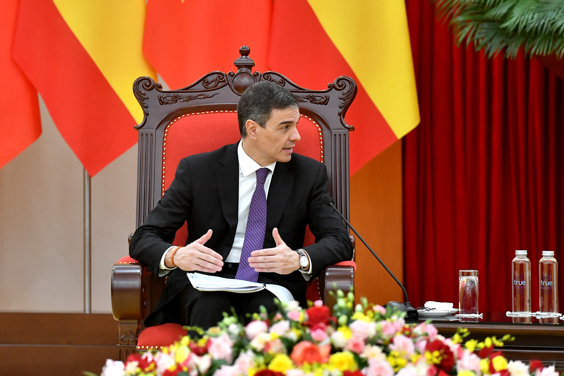 [Ảnh] Tổng Bí thư Tô Lâm tiếp Thủ tướng Tây Ban Nha Pedro Sanchez ảnh 3