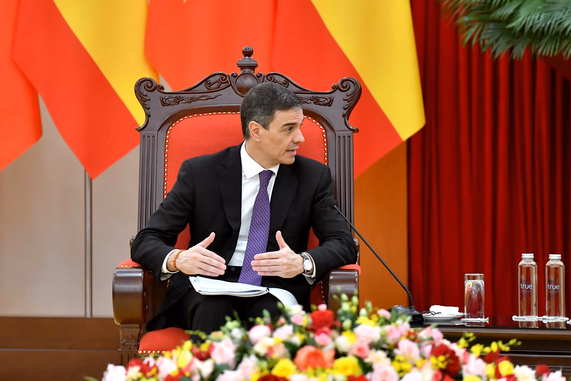 [Ảnh] Tổng Bí thư Tô Lâm tiếp Thủ tướng Tây Ban Nha Pedro Sanchez ảnh 3