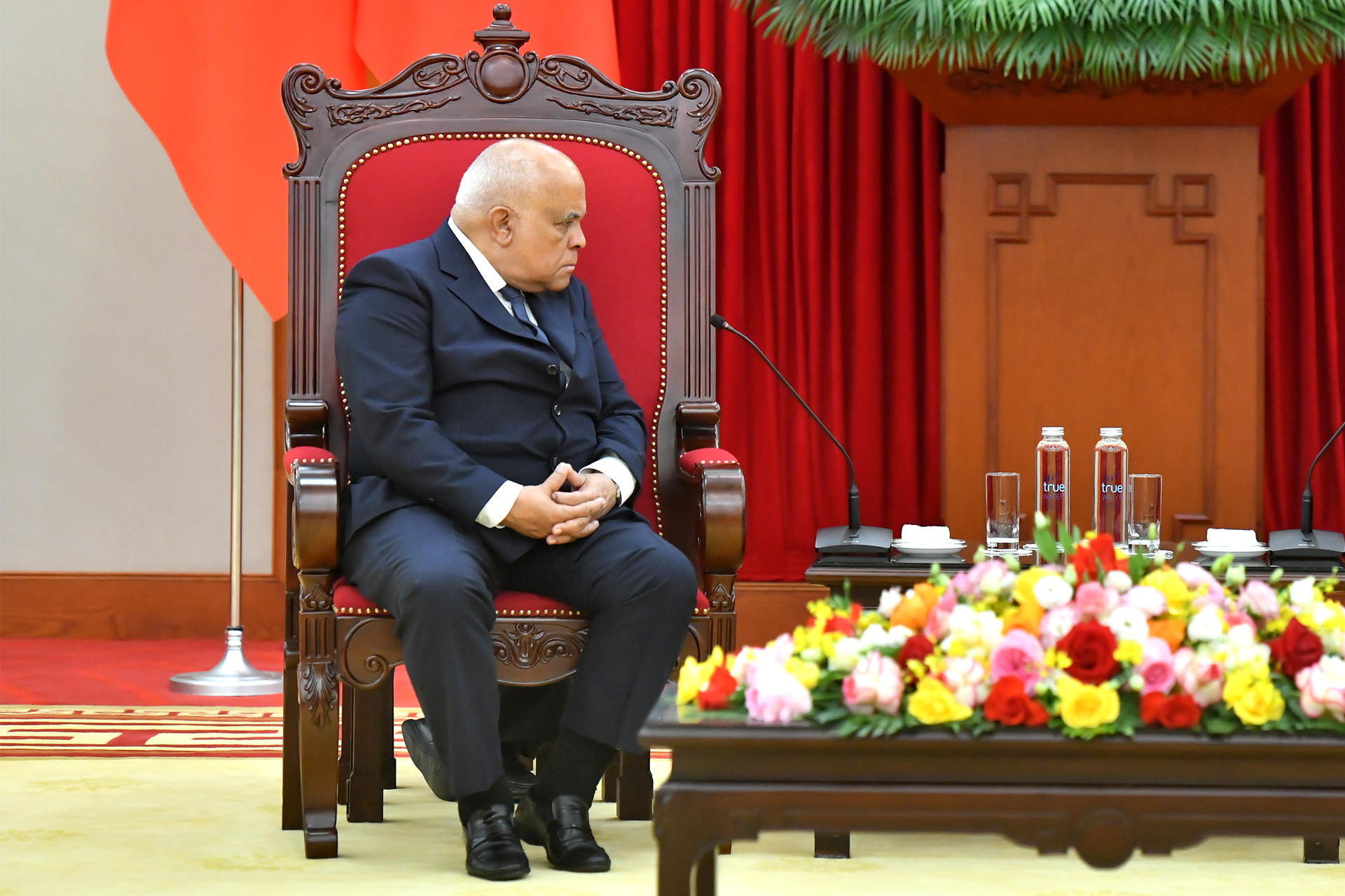 Đại sứ Cuba tại Việt Nam Orlando Nicolas Hernandez Guillen tại buổi tiếp.