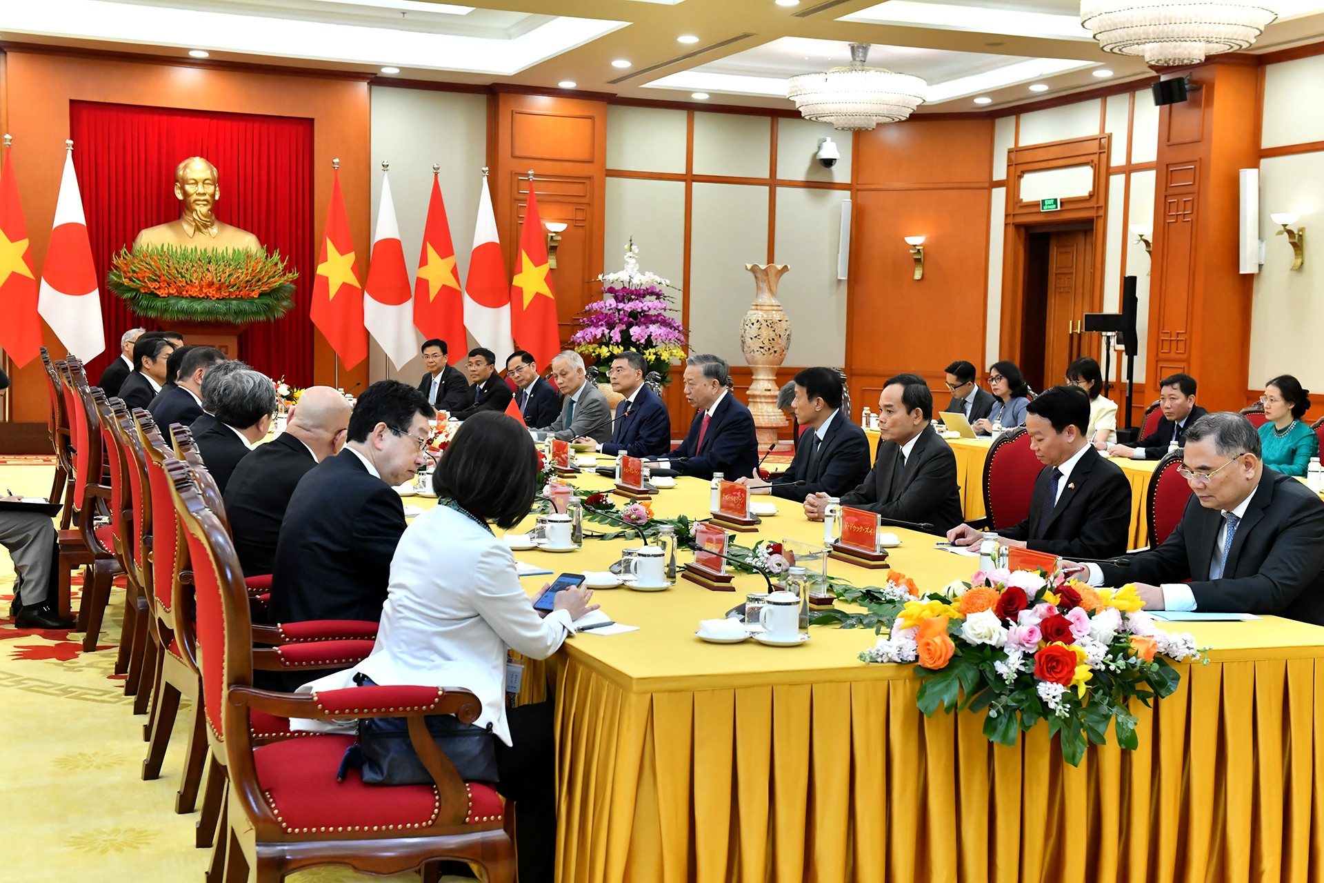 [Ảnh] Tổng Bí thư Tô Lâm hội kiến Chủ tịch Đảng Dân chủ Tự do, Thủ tướng Nhật Bản Ishiba Shigeru ảnh 5