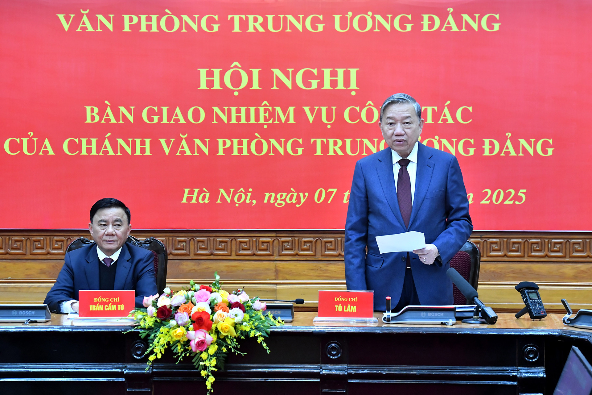 Tổng Bí thư Tô Lâm phát biểu chỉ đạo hội nghị.