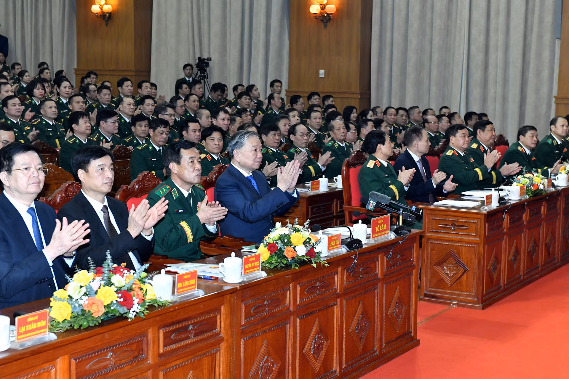 Tổng Bí thư Tô Lâm thăm và làm việc tại Bộ Tư lệnh Bộ đội Biên phòng.