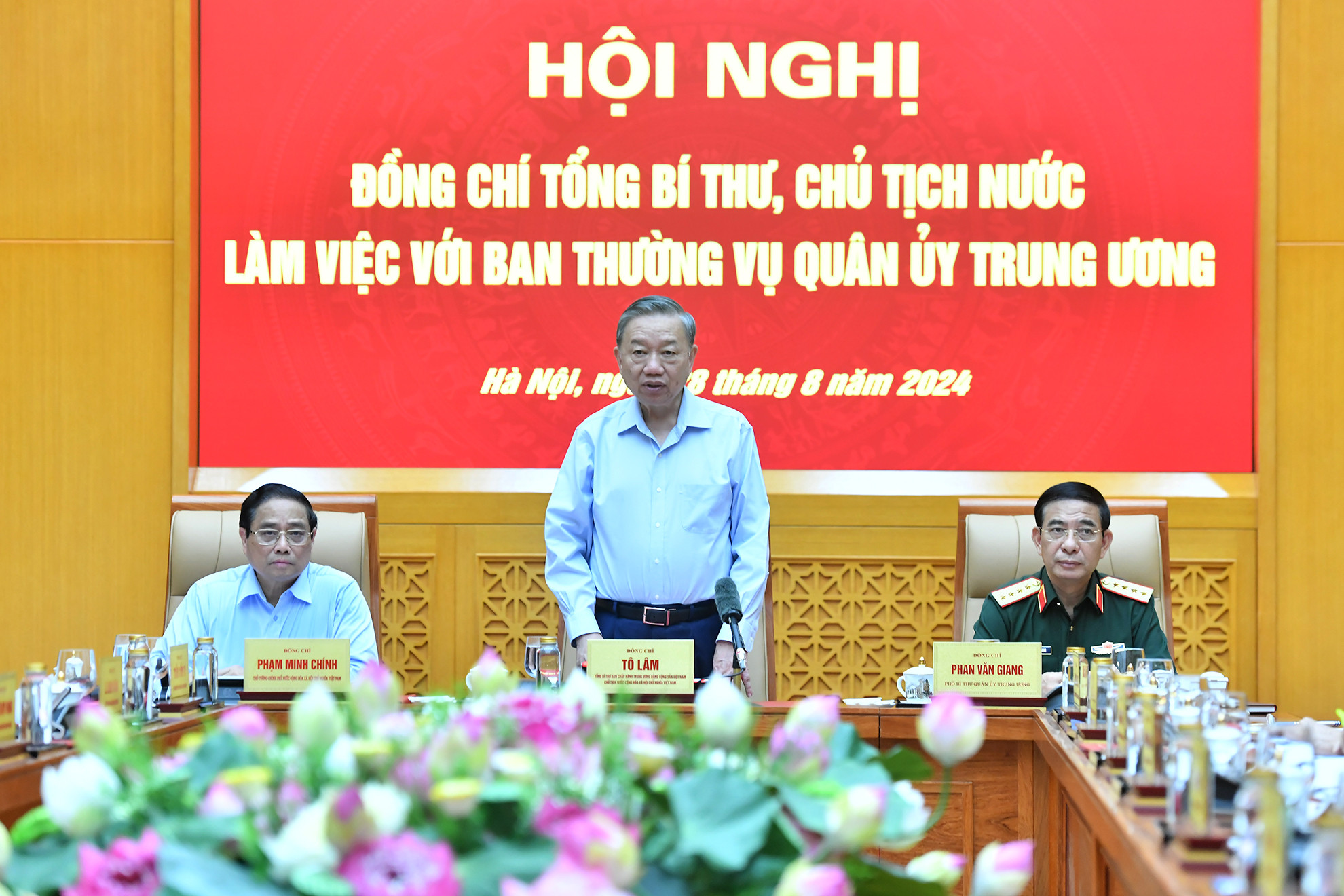 Tổng Bí thư, Chủ tịch nước Tô Lâm phát biểu tại hội nghị.